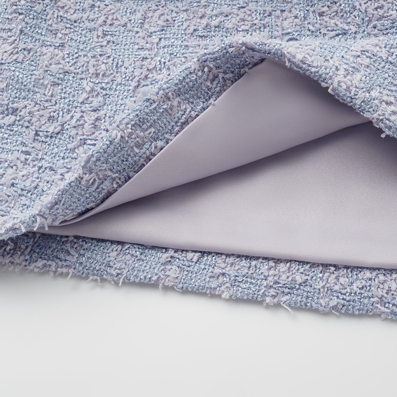 “Tokyo’Hours” 西班牙千鳥紋簇絨工藝花呢短褲——Violet Hour紫韻漫境