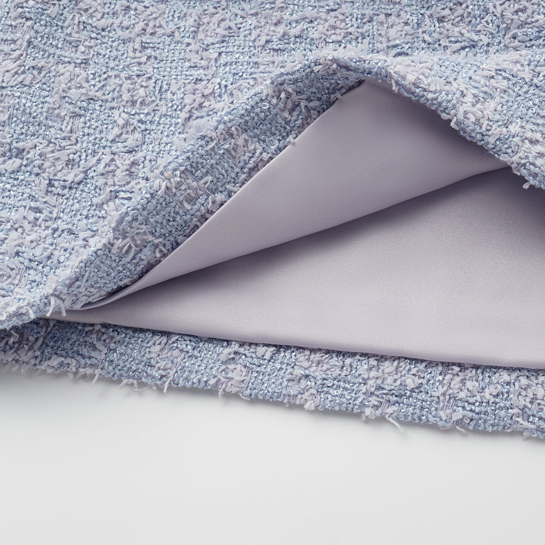 “Tokyo’Hours” 西班牙千鳥紋簇絨工藝花呢短褲——Violet Hour紫韻漫境