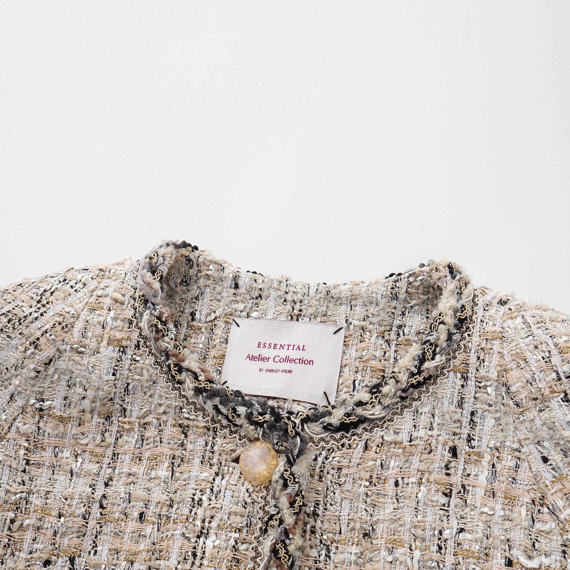 "Chelsea Citywalk." 法國棉紡節紗肌理花呢經典No.4外套—Uptown Gala上城晚宴