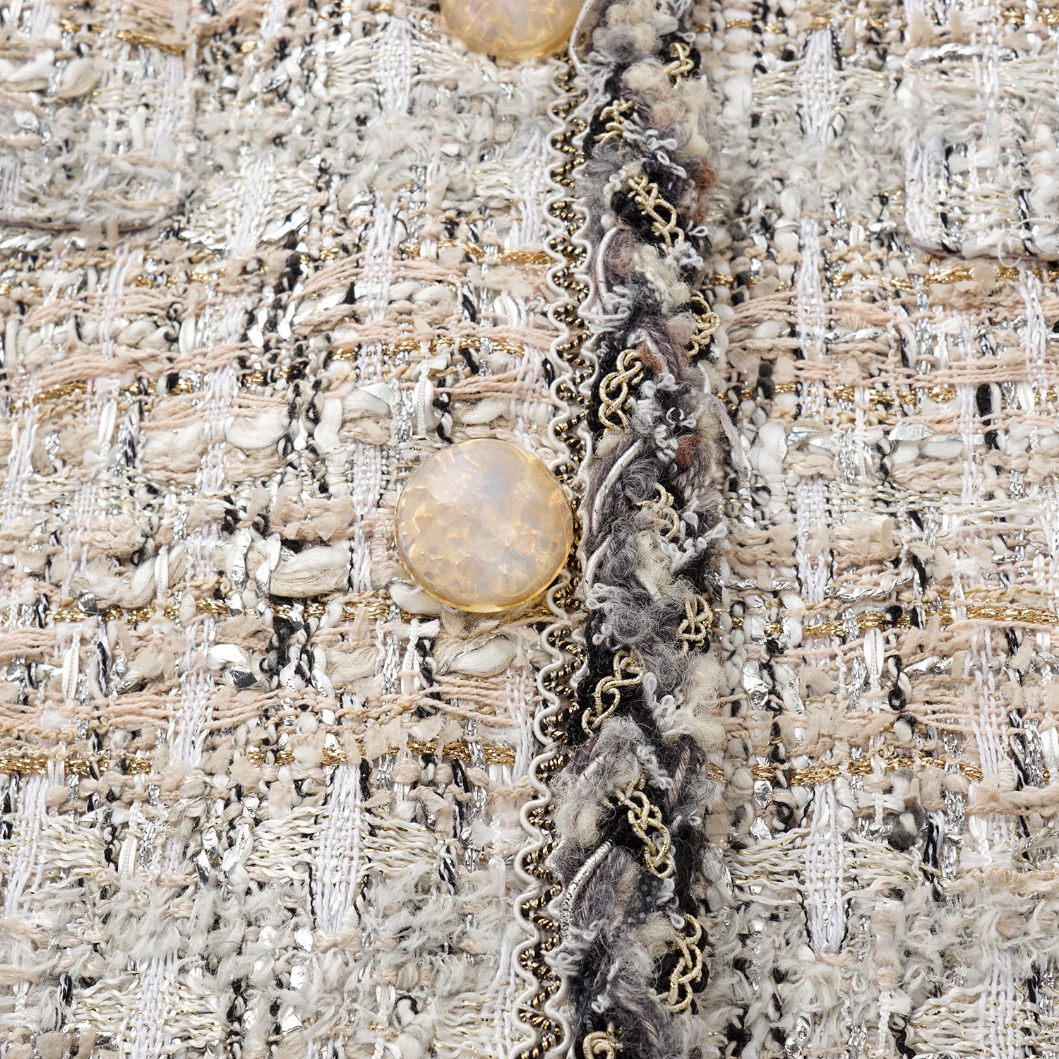 "Chelsea Citywalk." 法國棉紡節紗肌理花呢經典No.4外套—Uptown Gala上城晚宴