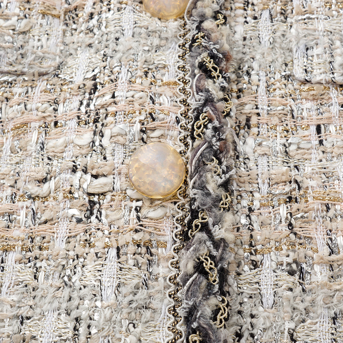 "Chelsea Citywalk." 法國棉紡節紗肌理花呢經典No.4外套—Uptown Gala上城晚宴