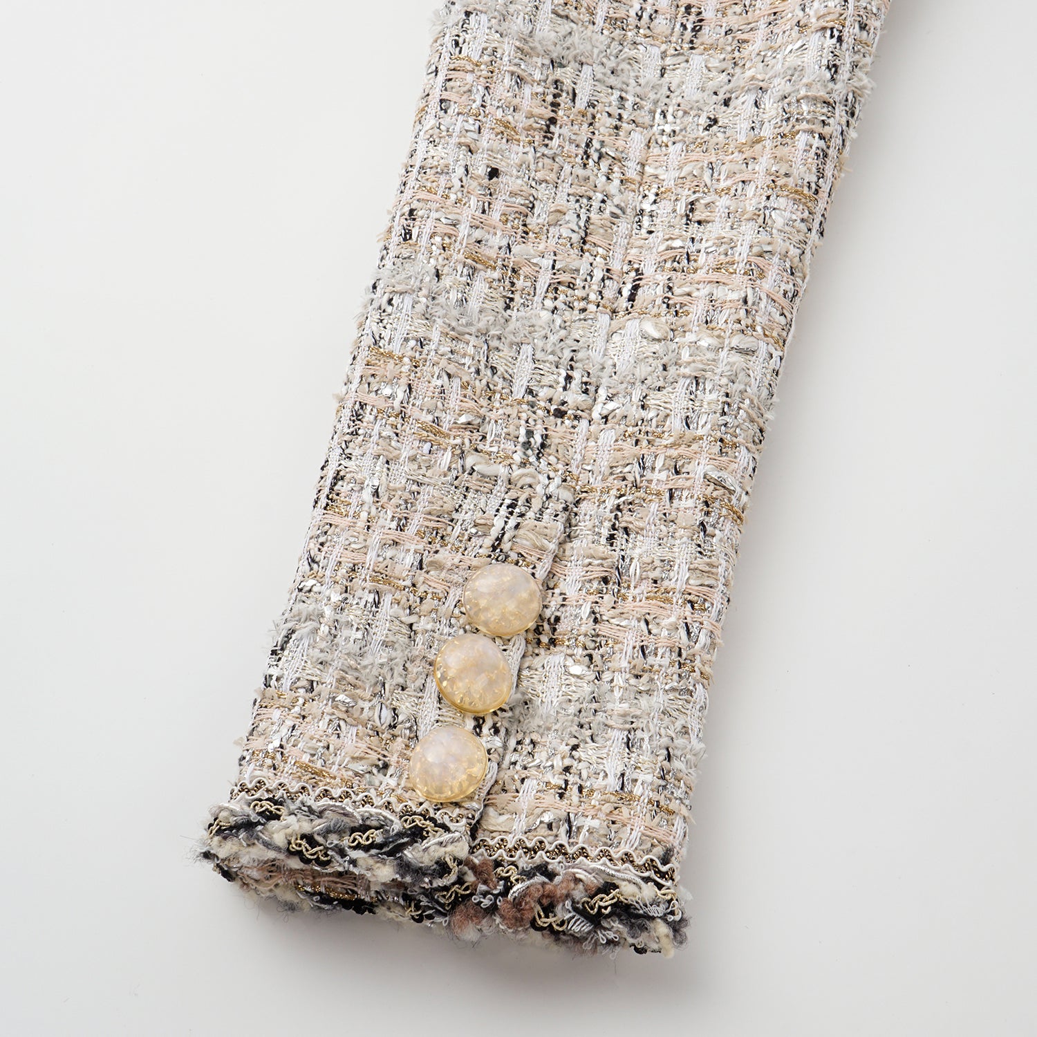 "Chelsea Citywalk." 法國棉紡節紗肌理花呢經典No.4外套—Uptown Gala上城晚宴