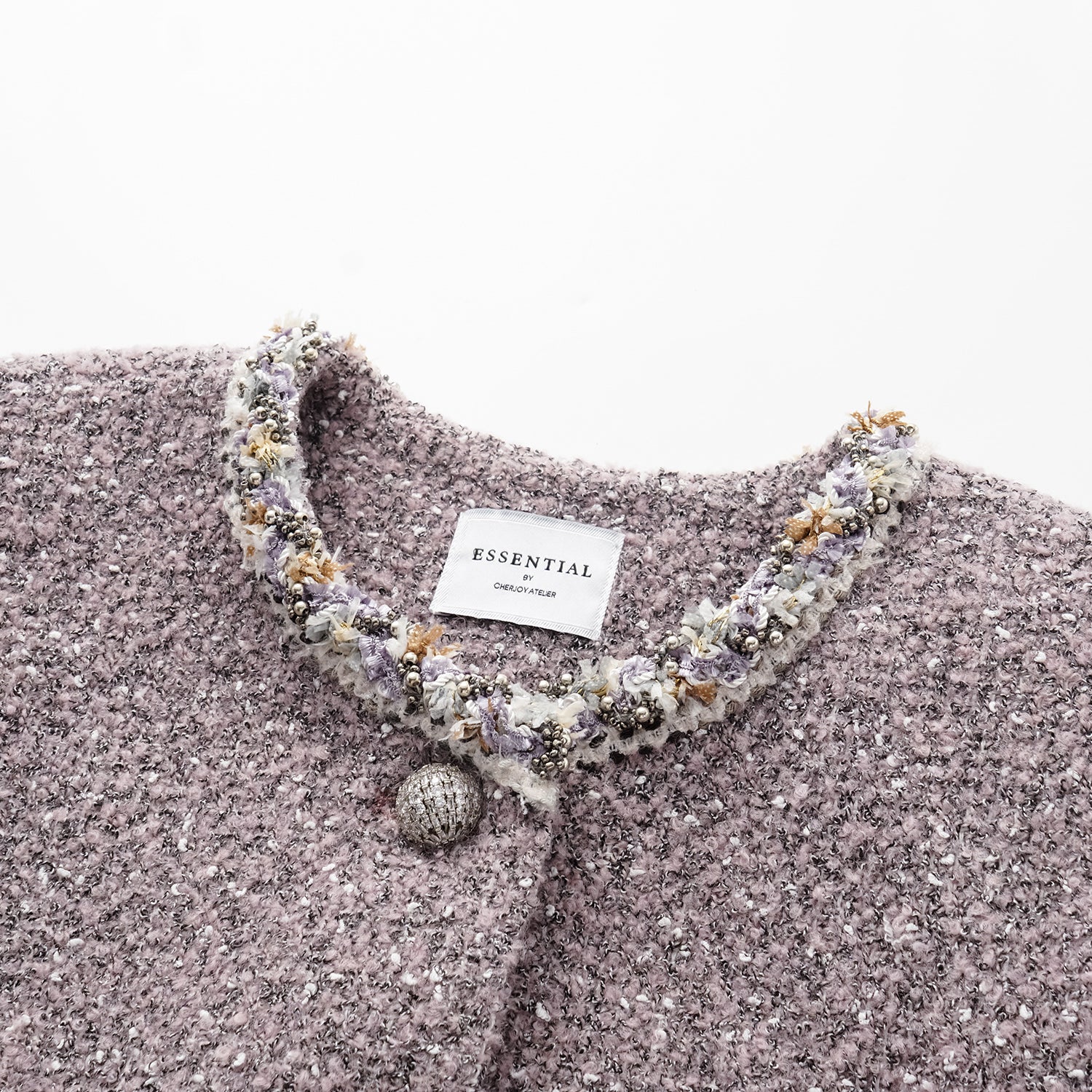 "Chelsea Citywalk." 義大利肌理工藝花呢經典No.6外套—Lavender Haze