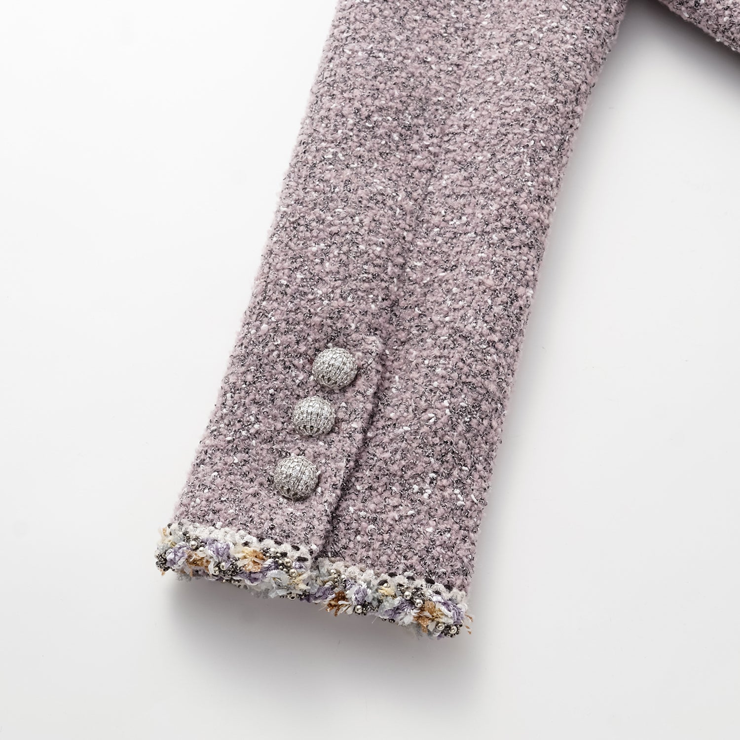 "Chelsea Citywalk." 義大利肌理工藝花呢經典No.6外套—Lavender Haze