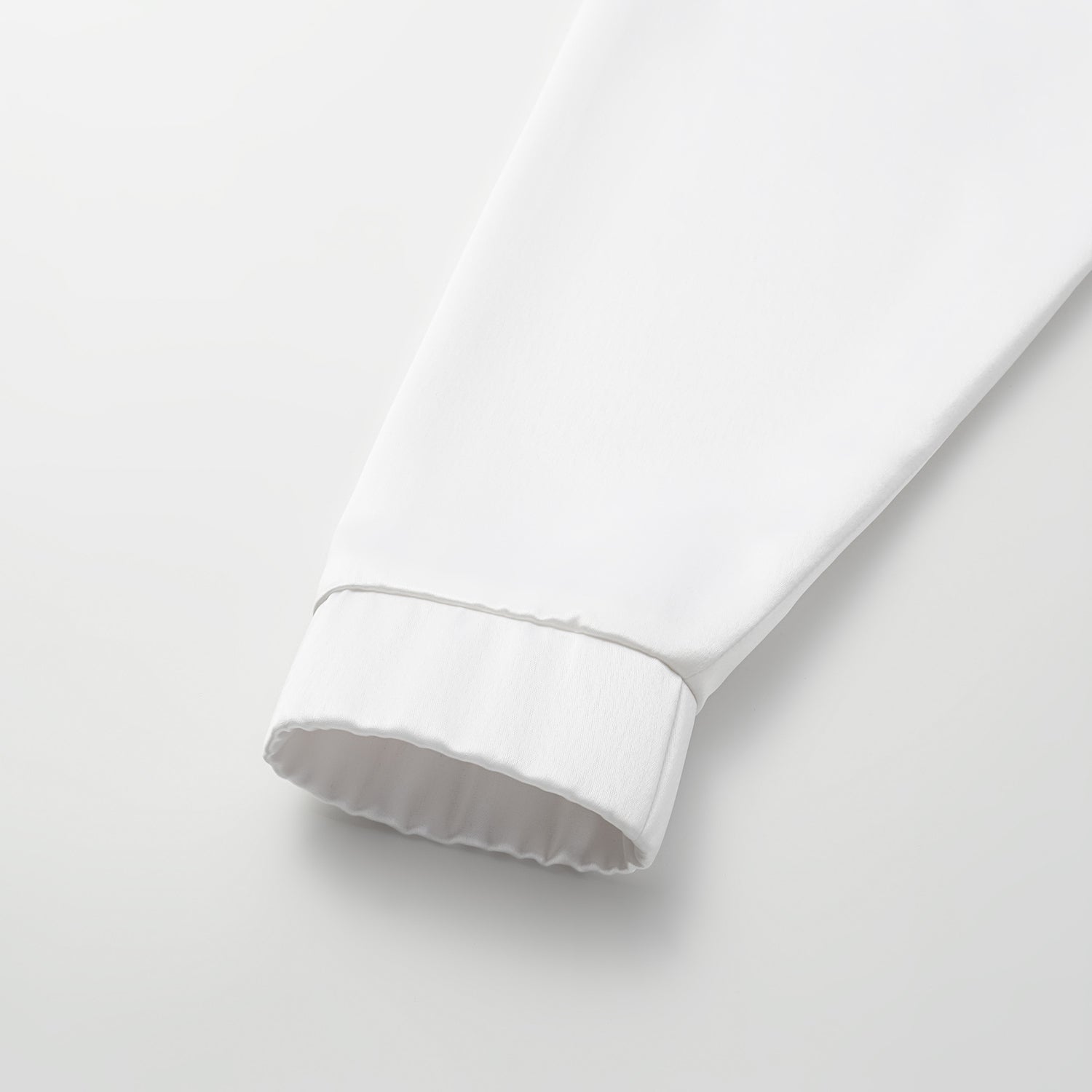 “Easy Go Chic.” Satin Acetate Leisure Suit—White 