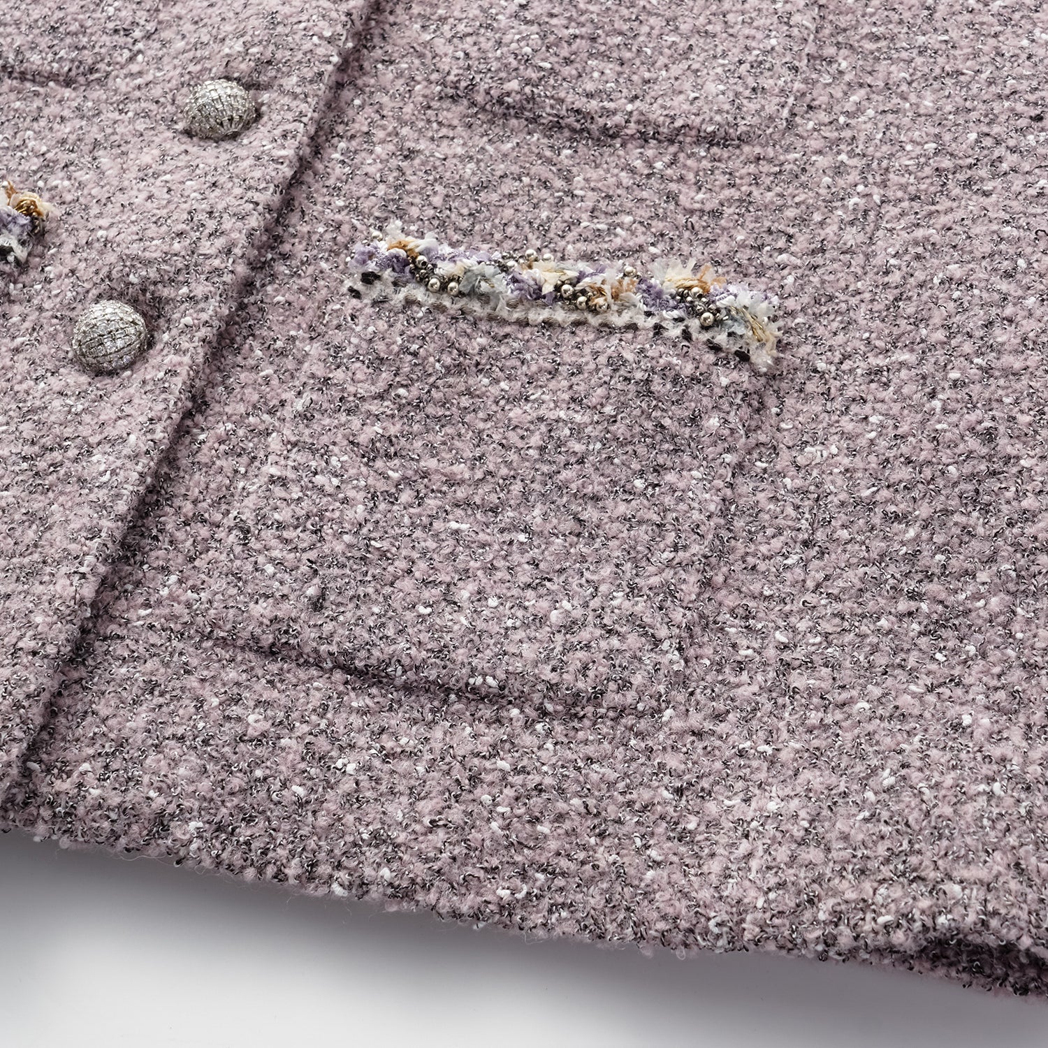 "Chelsea Citywalk." 義大利肌理工藝花呢經典No.6外套—Lavender Haze