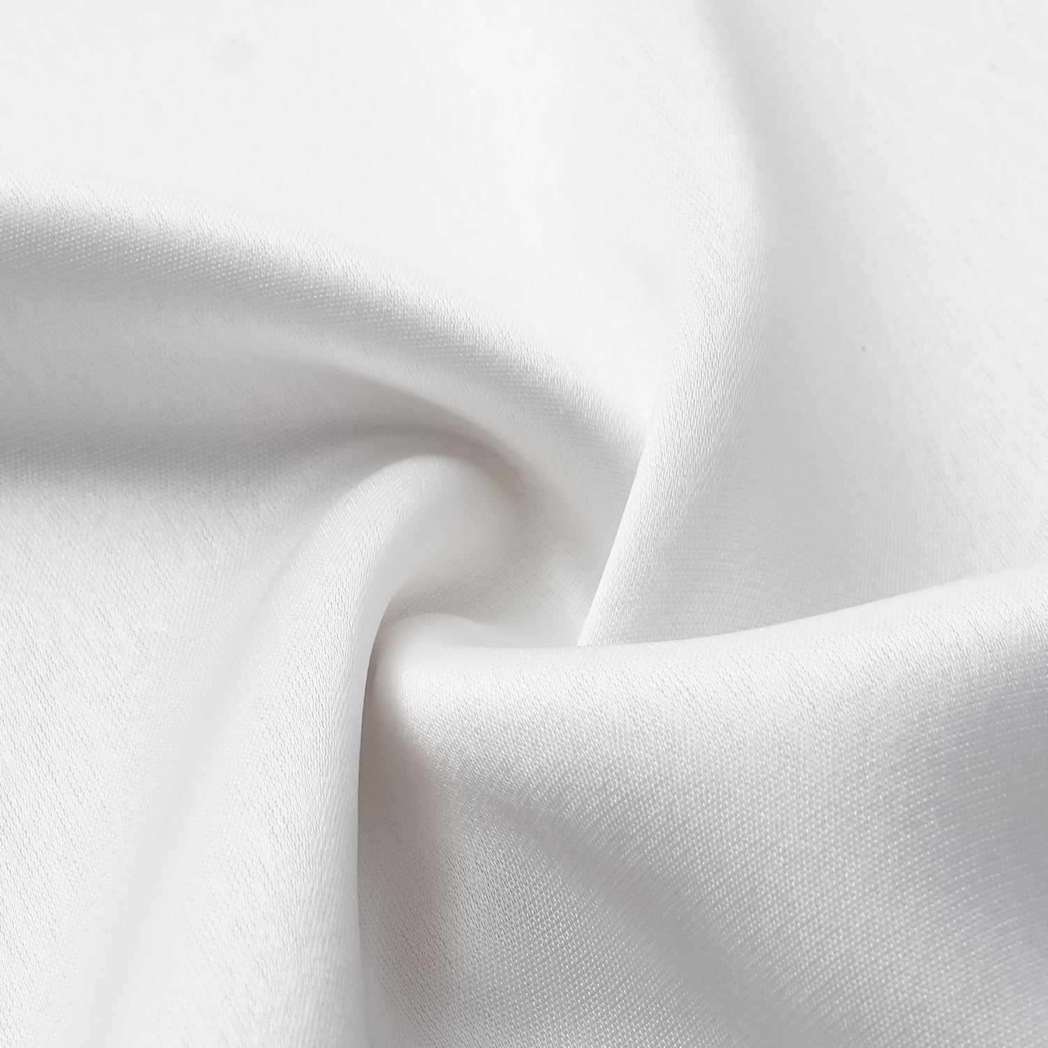 “Easy Go Chic.” Satin Acetate Leisure Suit—White 