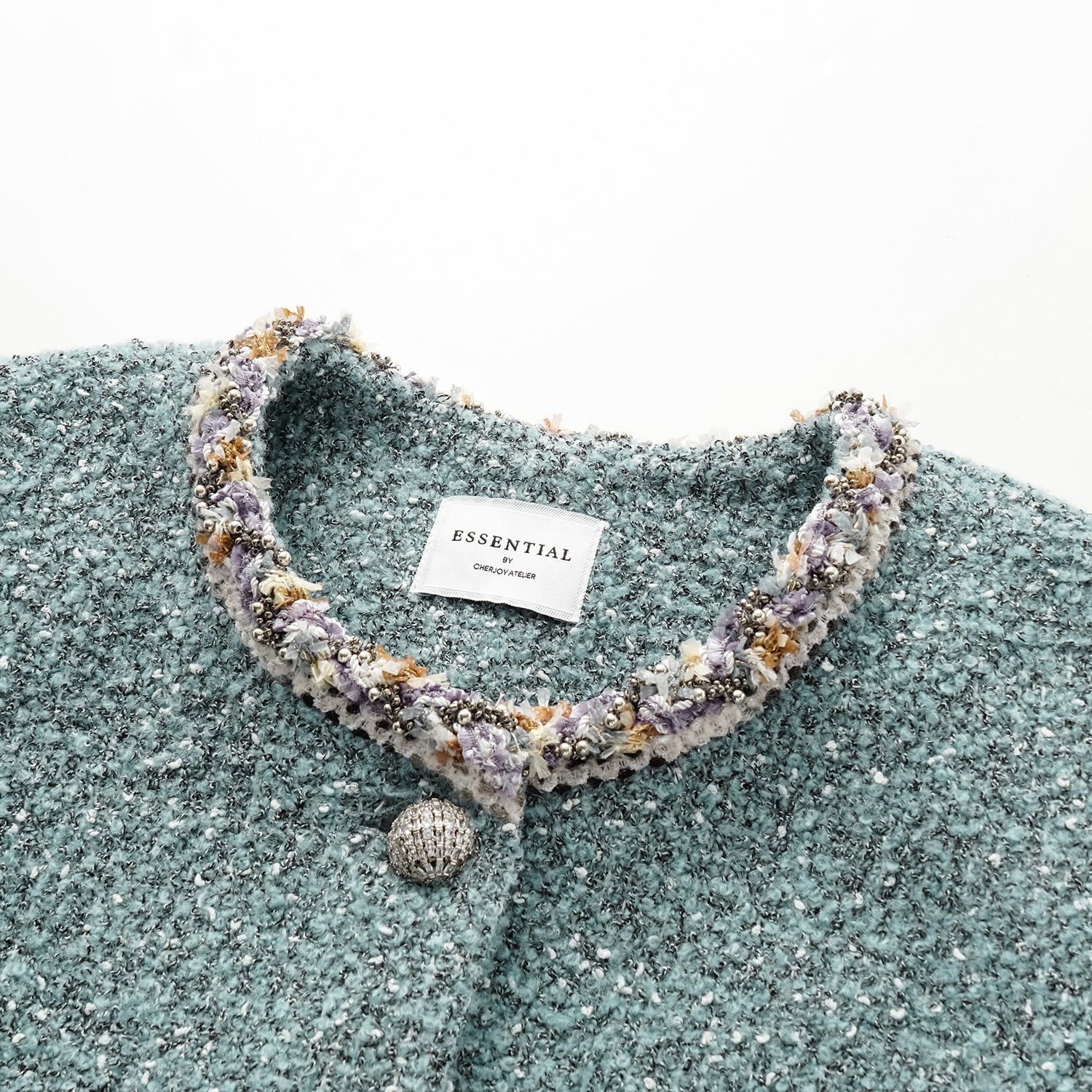 "Chelsea Citywalk." 義大利肌理工藝花呢經典No.6外套—Glacier Dream