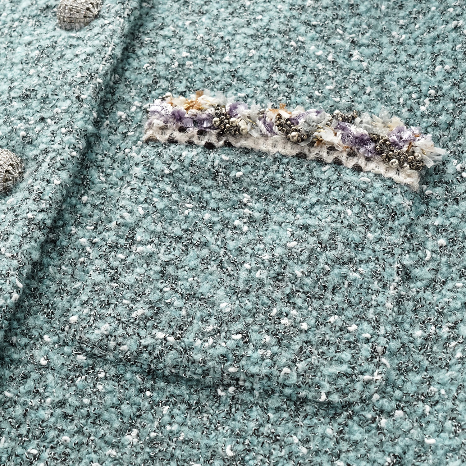 "Chelsea Citywalk." 義大利肌理工藝花呢經典No.6外套—Glacier Dream