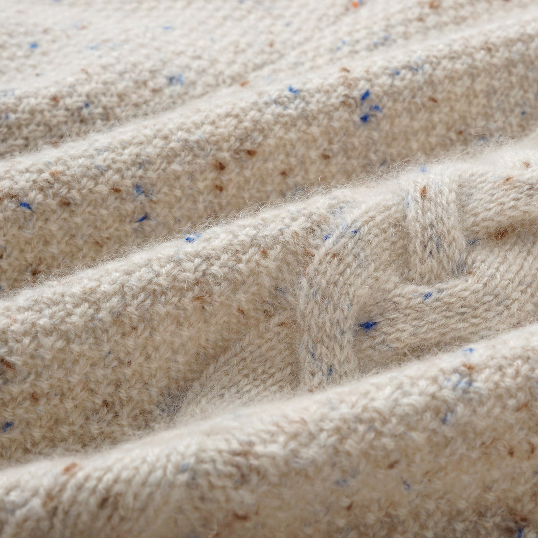 “Spring Diary” 100% Cashmere 立體編結針織短褲—Vanilla Haze香草絮語