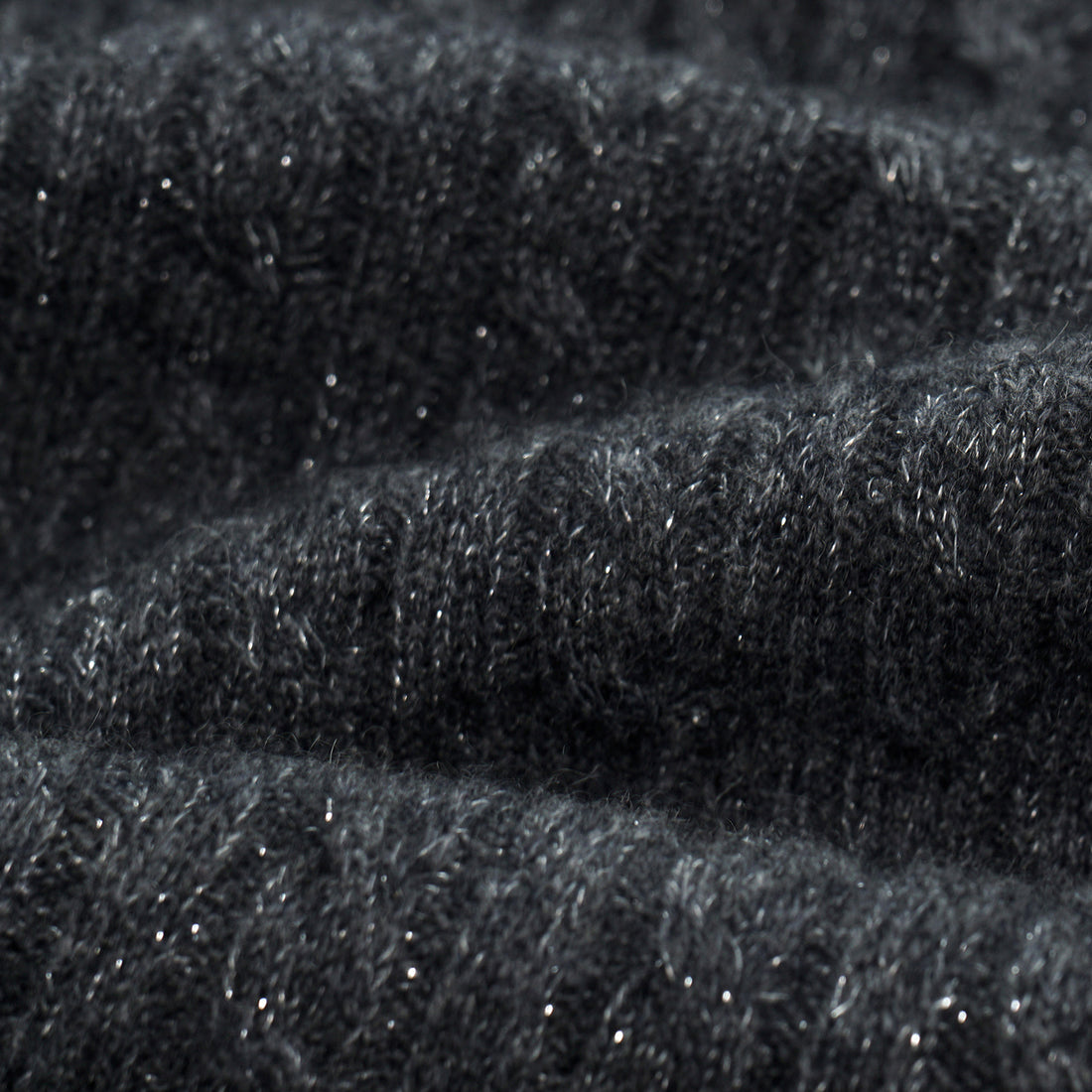 “Autumn Diary” 100% Cashmere 亮片麻花編織針織長褲—Cedar Smoke 雪松煙衫