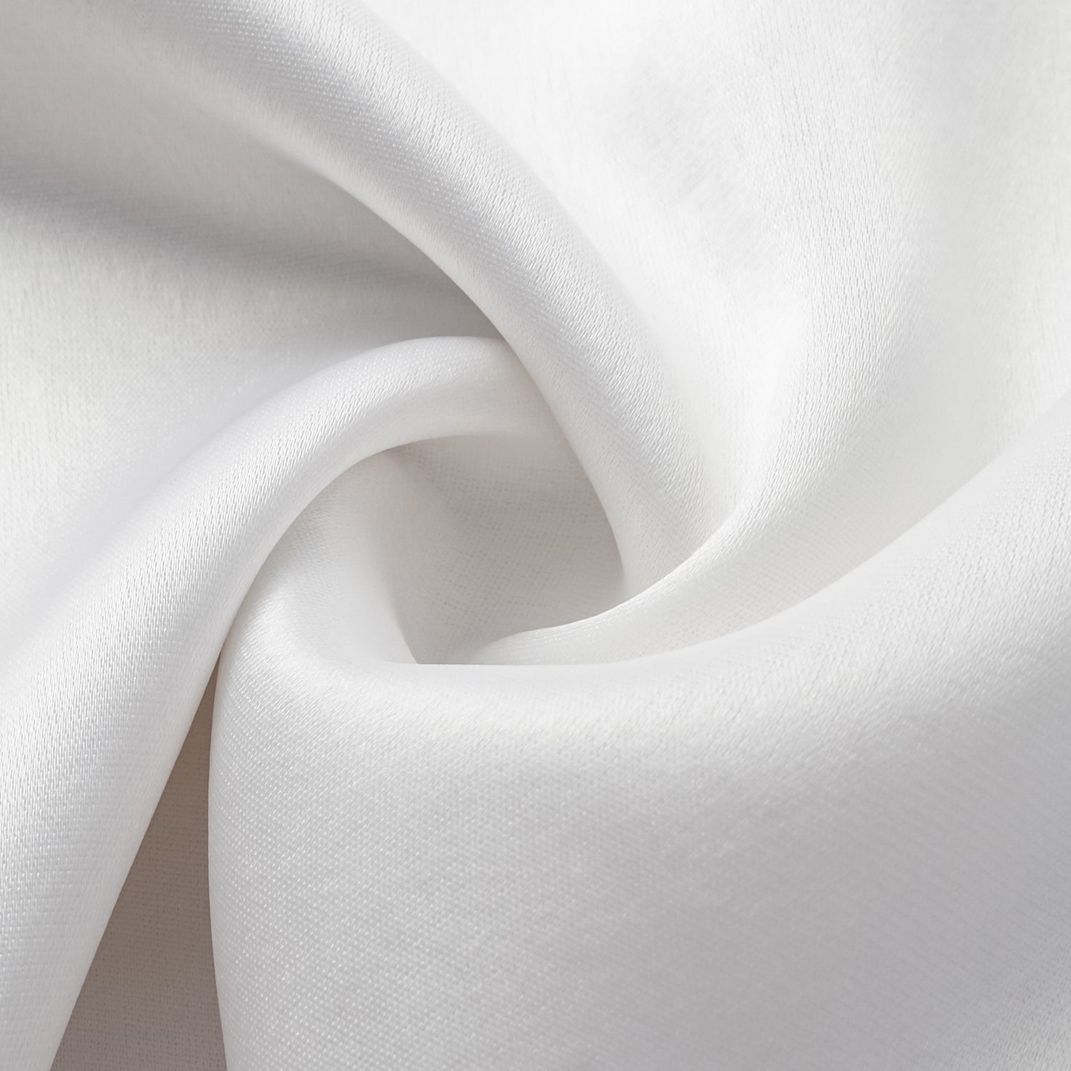 “Easy Go Chic.” Satin Acetate Leisure Suit—White 