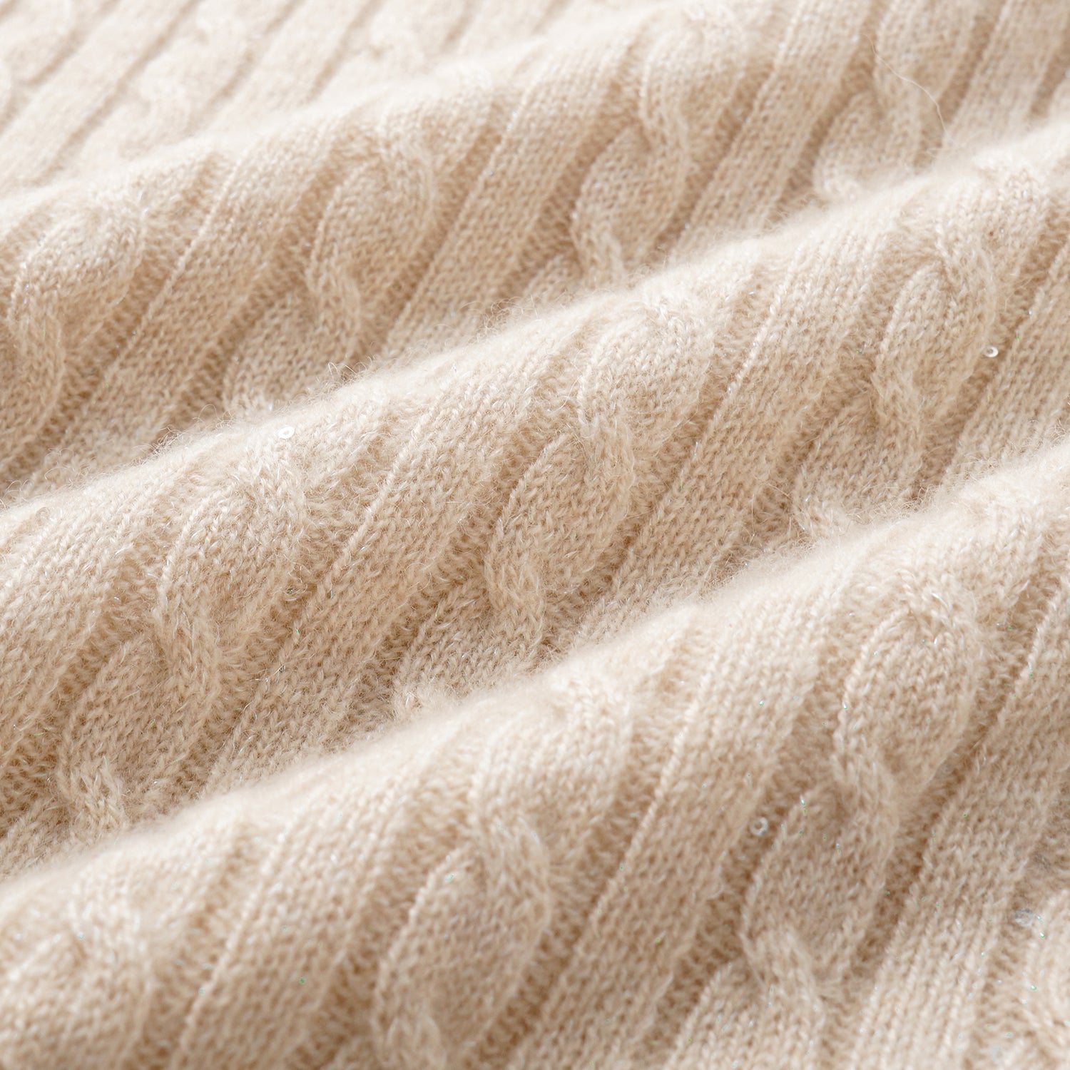 “Autumn Diary” 100% Cashmere極細絨柔星點針織鉛筆裙—Dream of Wheatfield麥田之夢