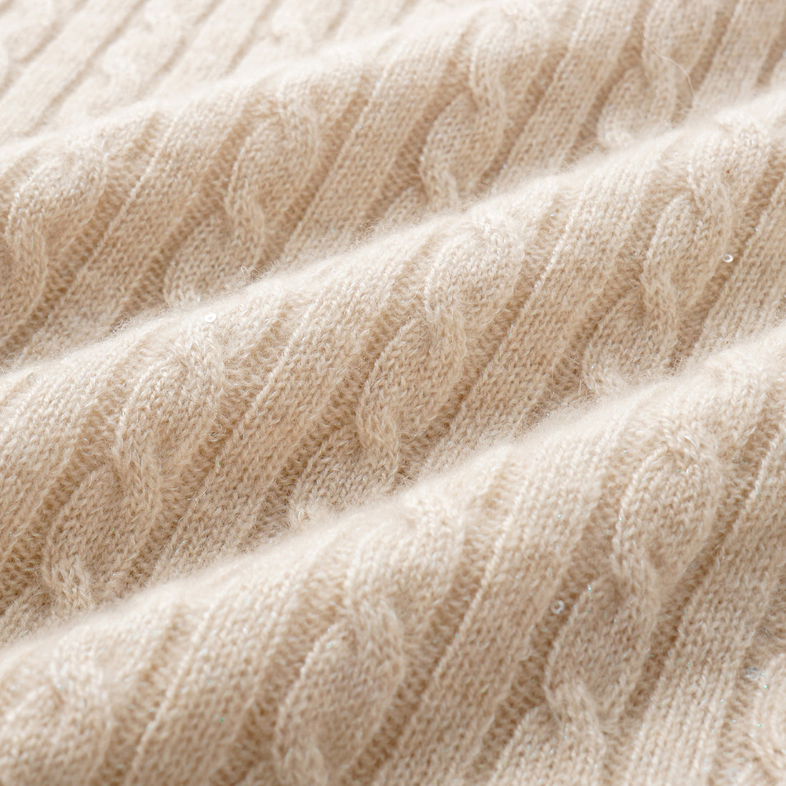 “Autumn Diary” 100% Cashmere極細絨柔星點針織鉛筆裙—Dream of Wheatfield麥田之夢