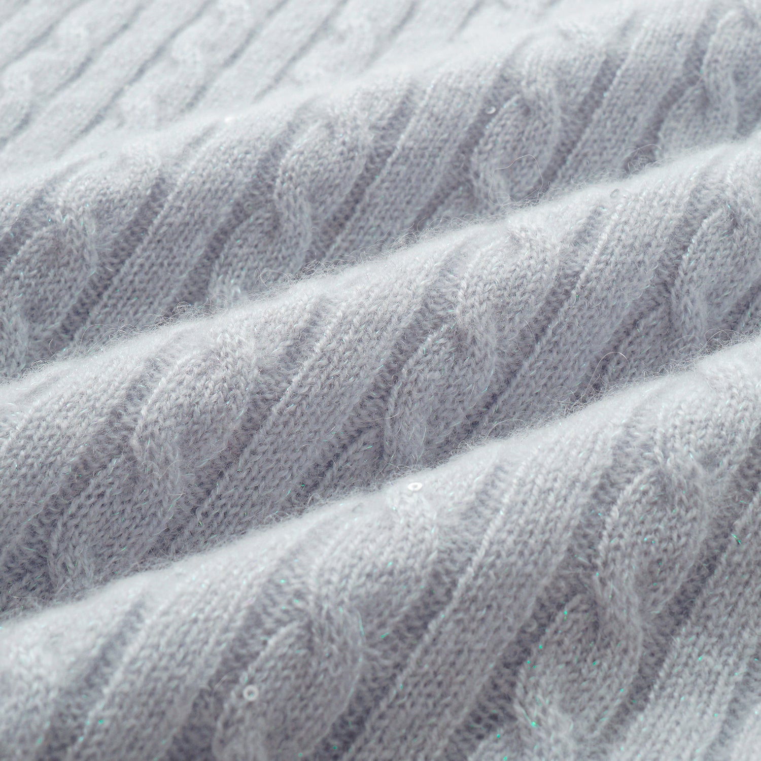 “Autumn Diary” 100% Cashmere極細絨柔星點針織鉛筆裙—Nebula Veil霧影星河