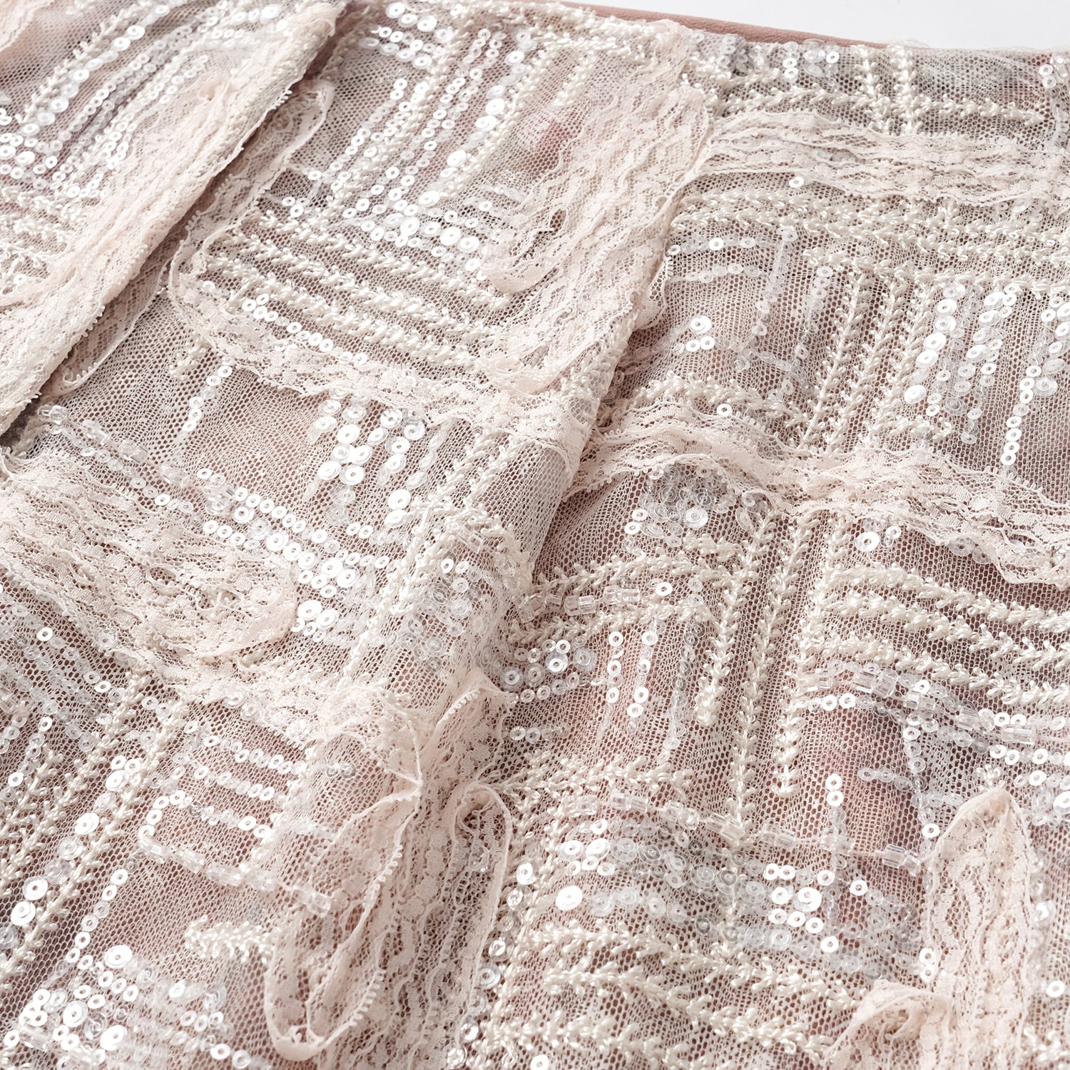 "Imperial Gala" 奢華蕾絲畫藝珠繡九分褲