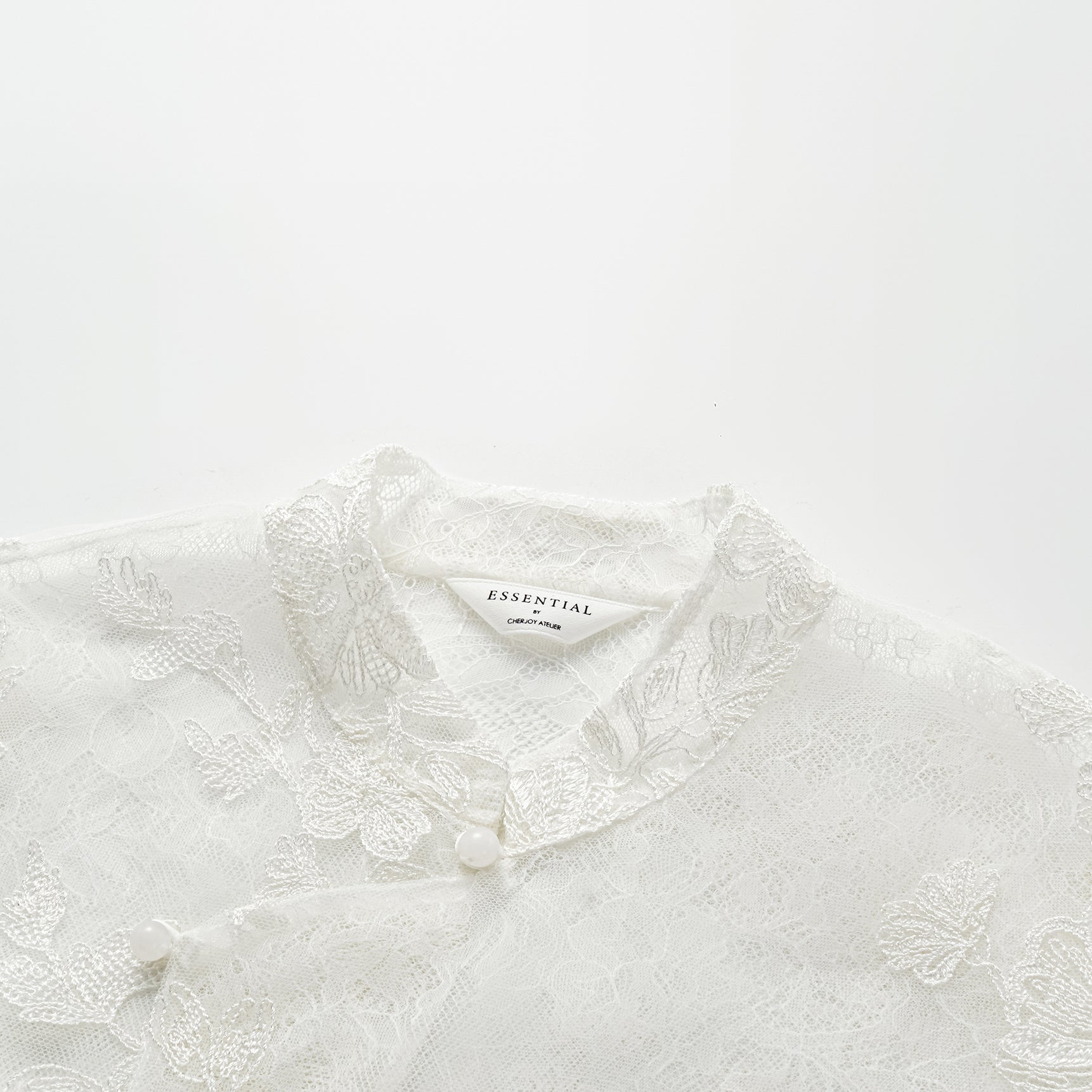 “春裳雅集” 立體刺繡工藝蕾絲國風長袖上衣