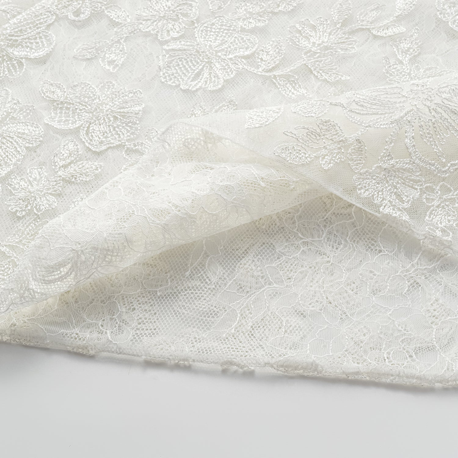 “春裳雅集” 立體刺繡工藝蕾絲國風長袖上衣