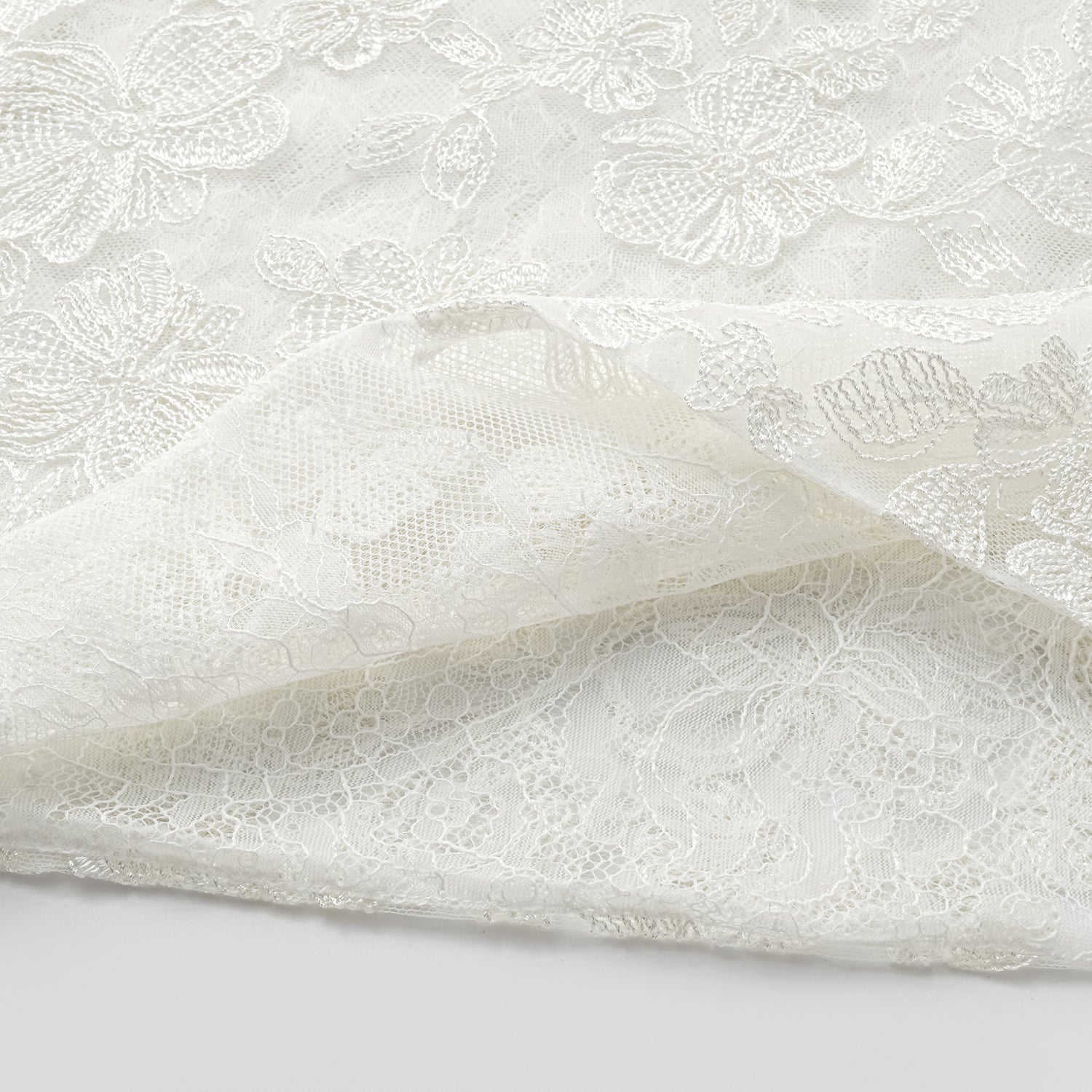 “春裳雅集” 立體刺繡工藝蕾絲國風短袖上衣