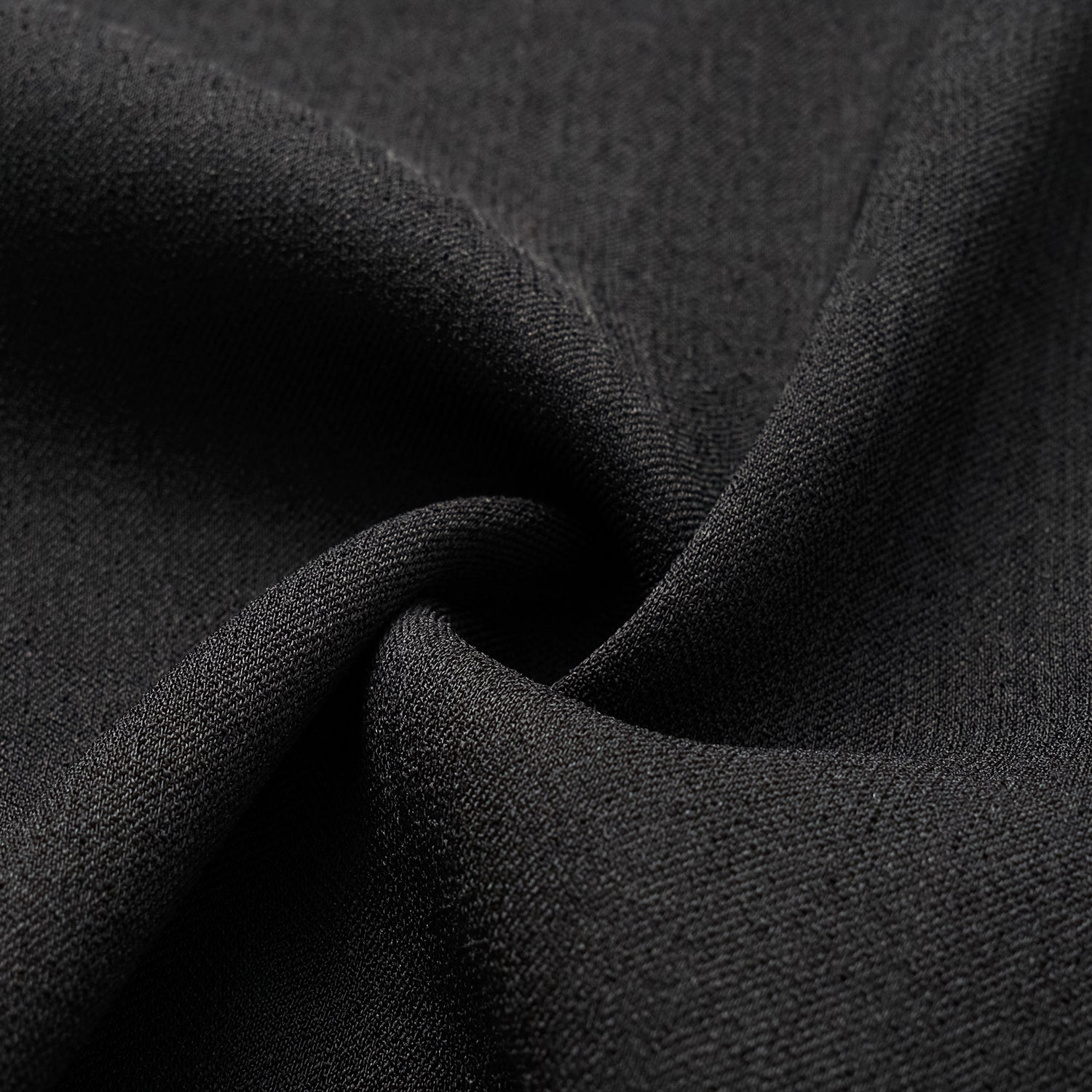 “Autumn Diary ” 韓國超彈力垂墜肌理面料特殊剪裁闊腿長褲—黑色