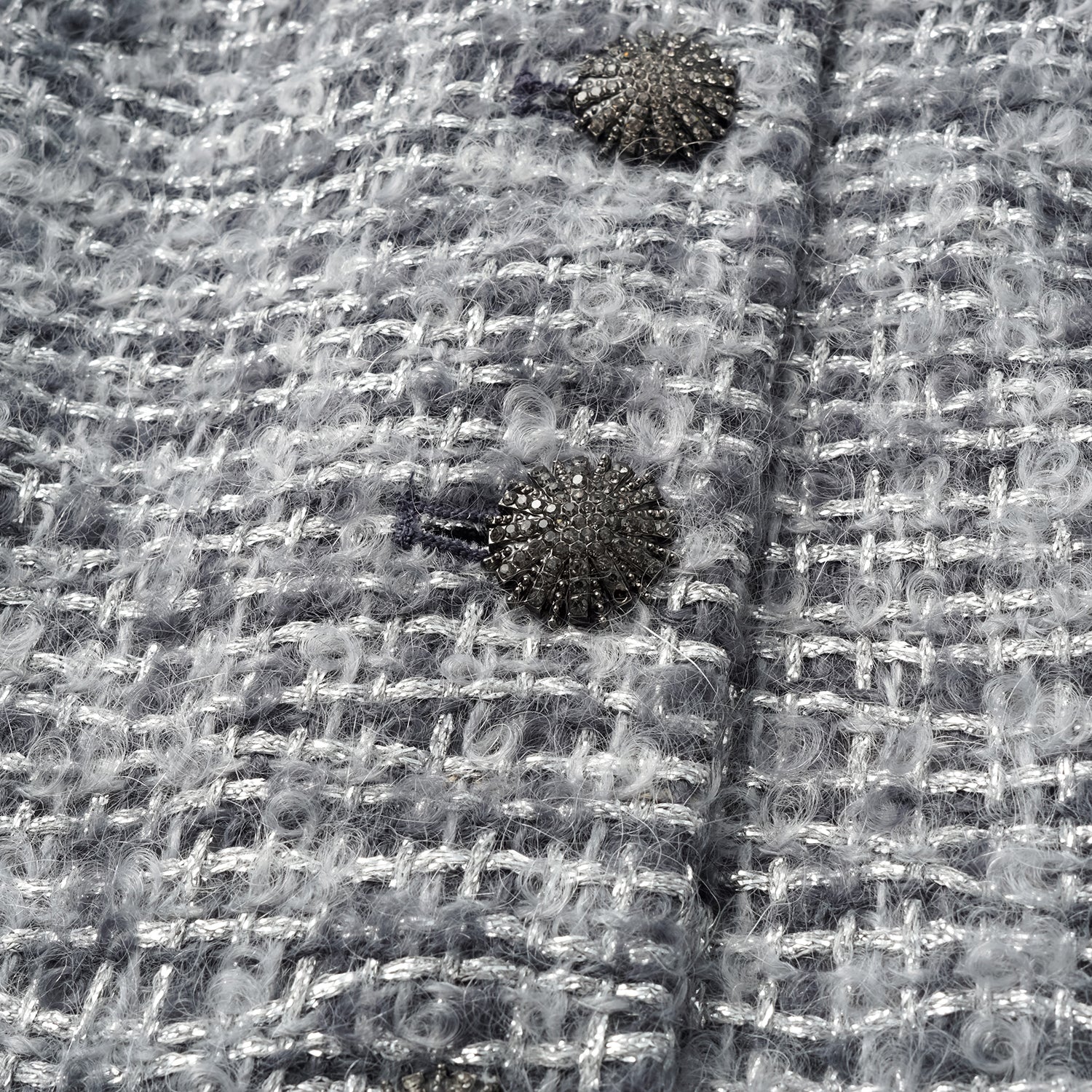 “Breeze boucle" 英國頂級輕薄花呢背心—Starlit Smoke