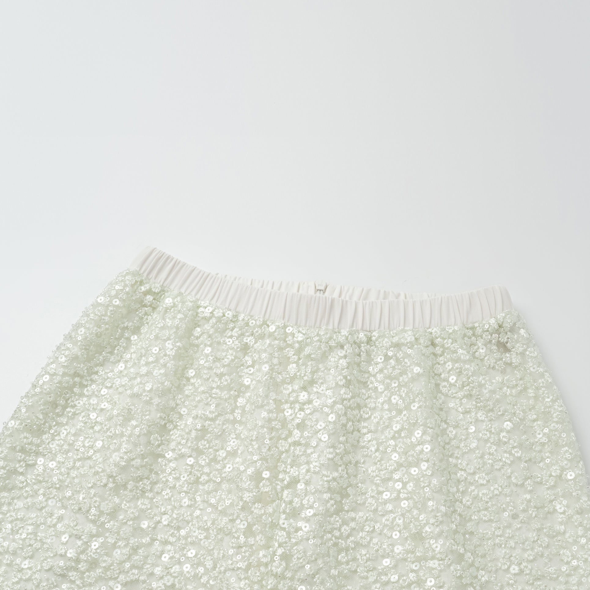 “春意” 立體珠繡闊腿長褲