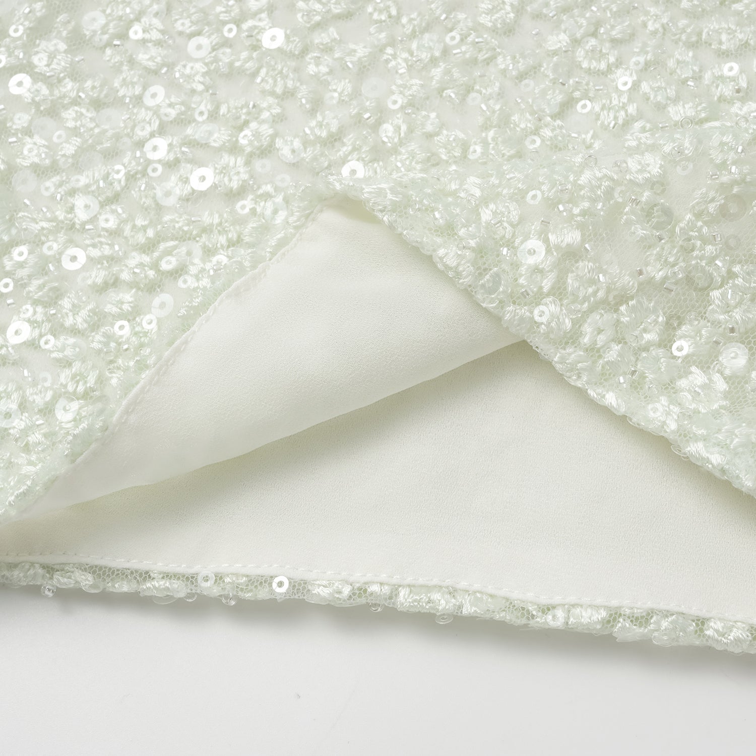 “春意” 立體珠繡闊腿長褲