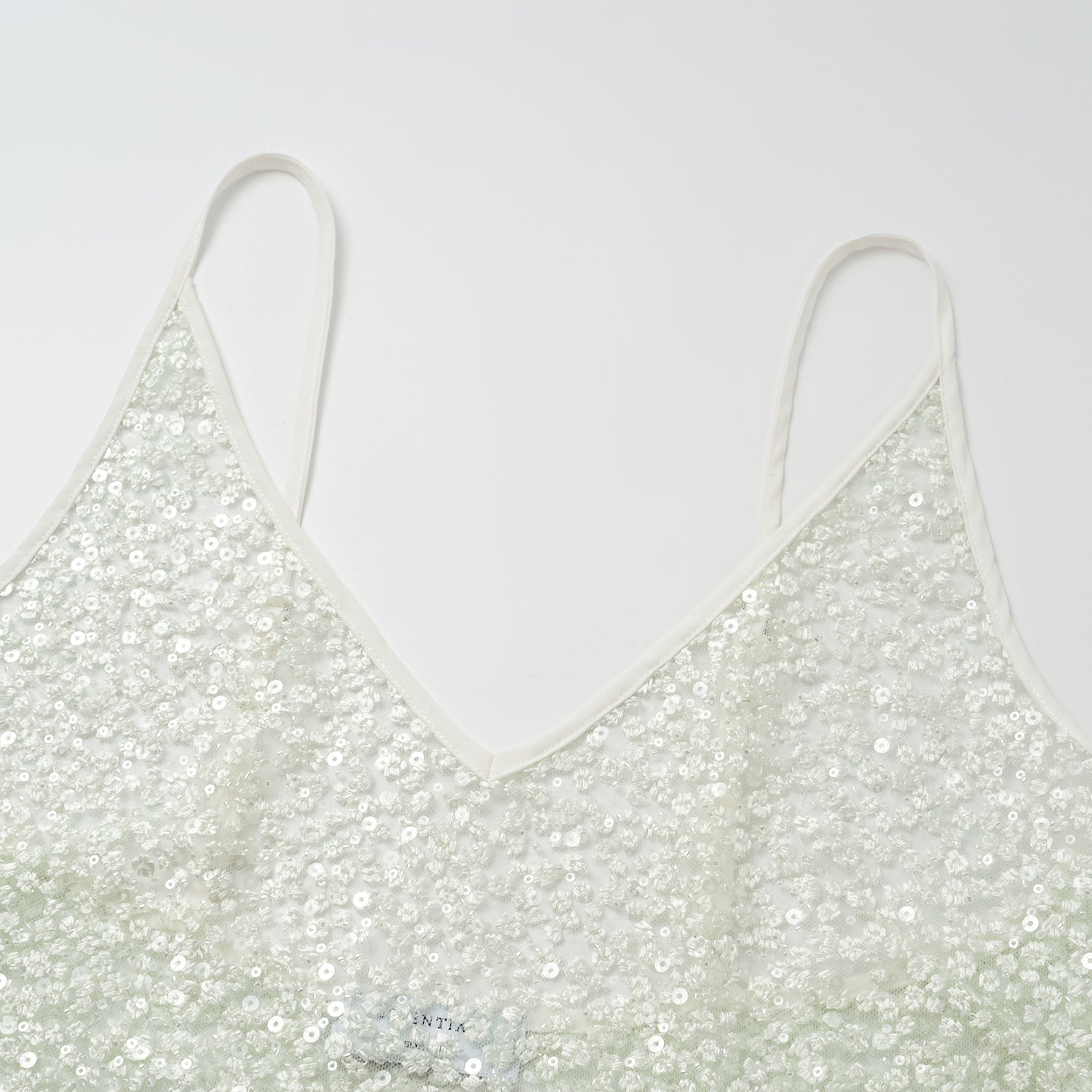 “春意” 立體珠繡輕國風細肩帶背心