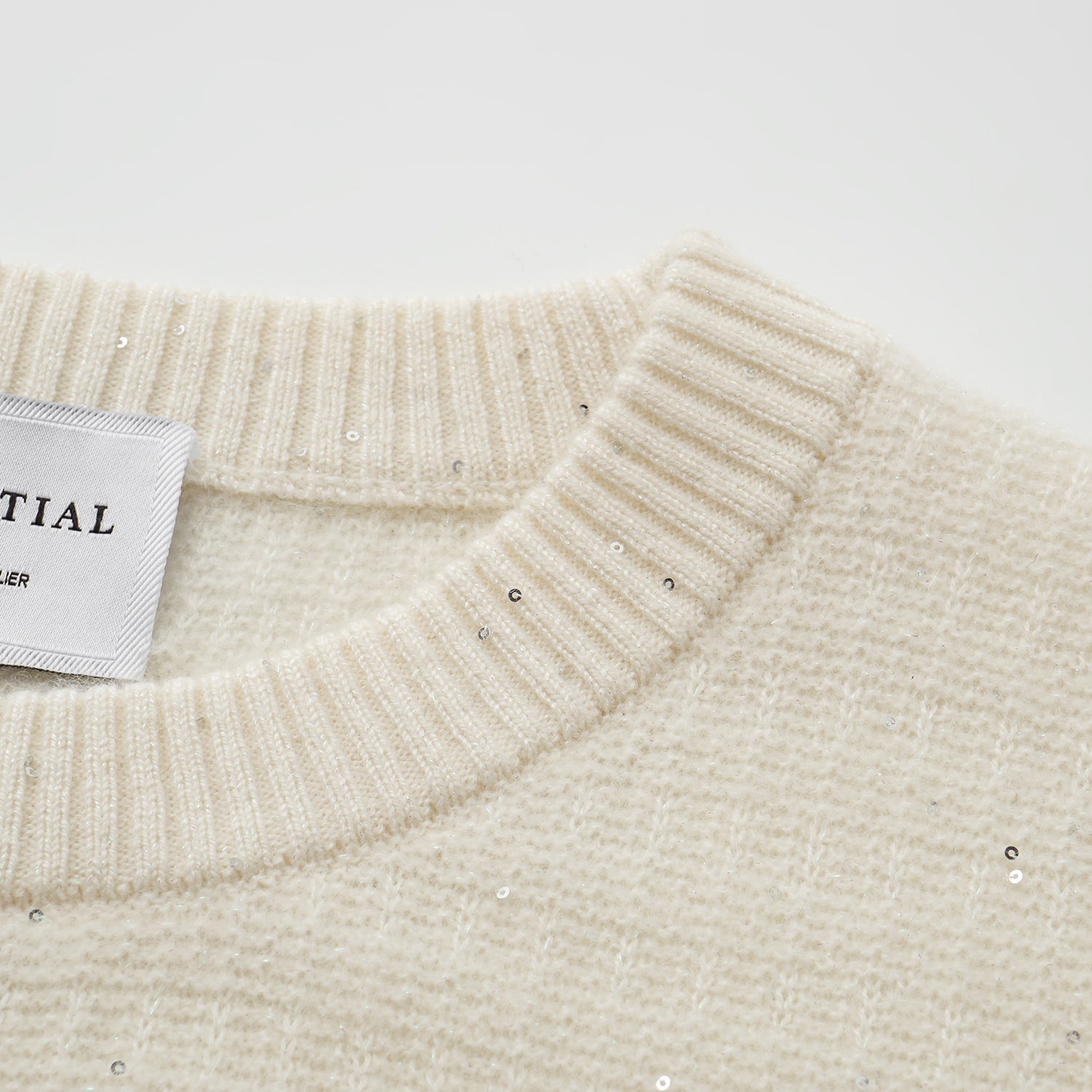 “Autumn Diary” 100% Cashmere極細絨柔星點針織上衣—Velour Moonlight絲絨月光