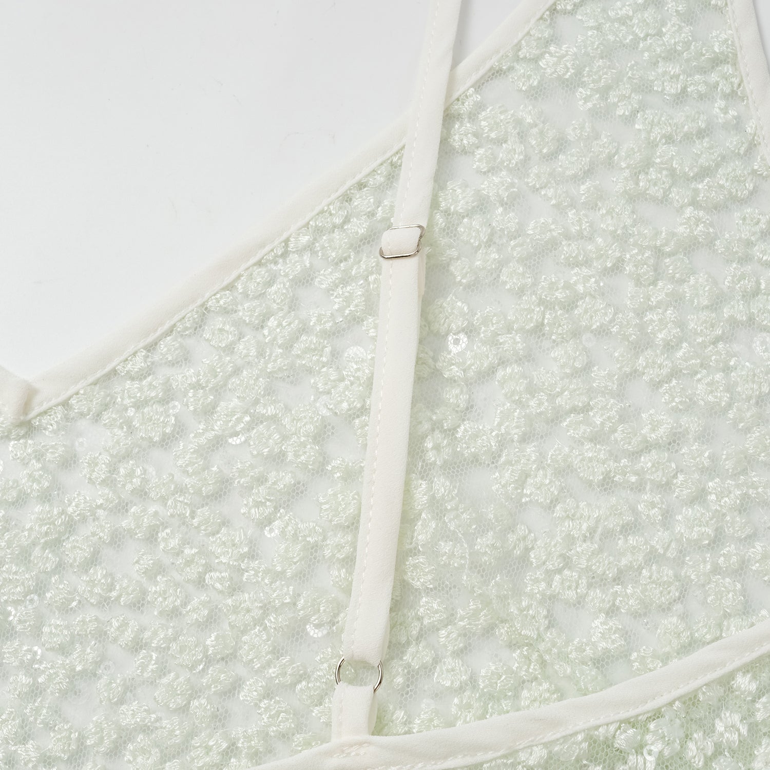 “春意” 立體珠繡輕國風細肩帶背心