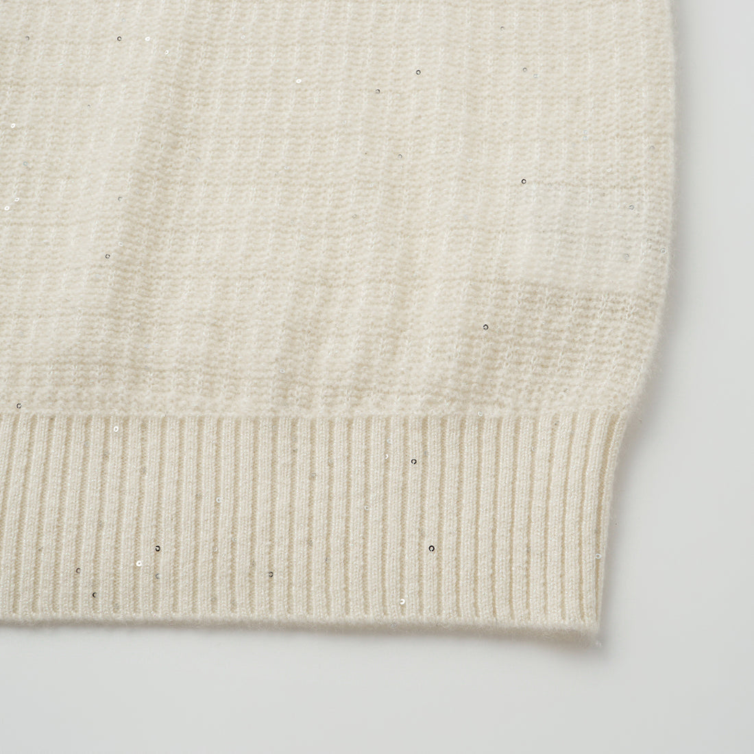 “Autumn Diary” 100% Cashmere極細絨柔星點針織上衣—Velour Moonlight絲絨月光