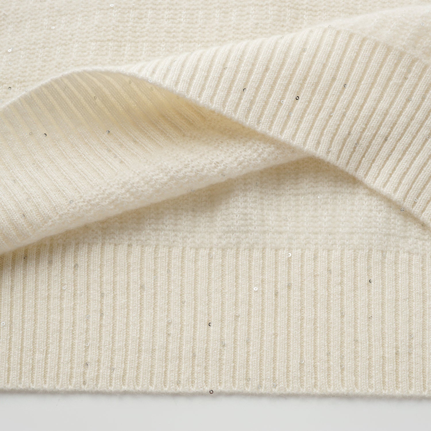 “Autumn Diary” 100% Cashmere極細絨柔星點針織上衣—Velour Moonlight絲絨月光