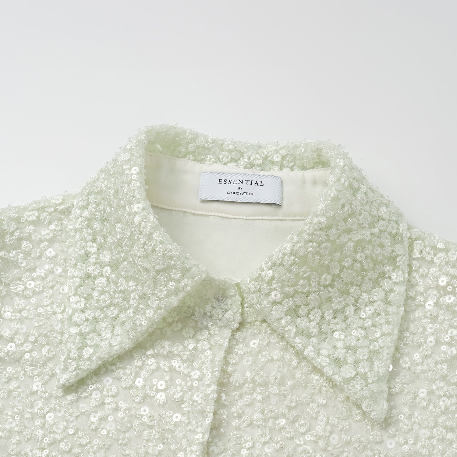 “春意” 立體珠繡輕國風襯衫