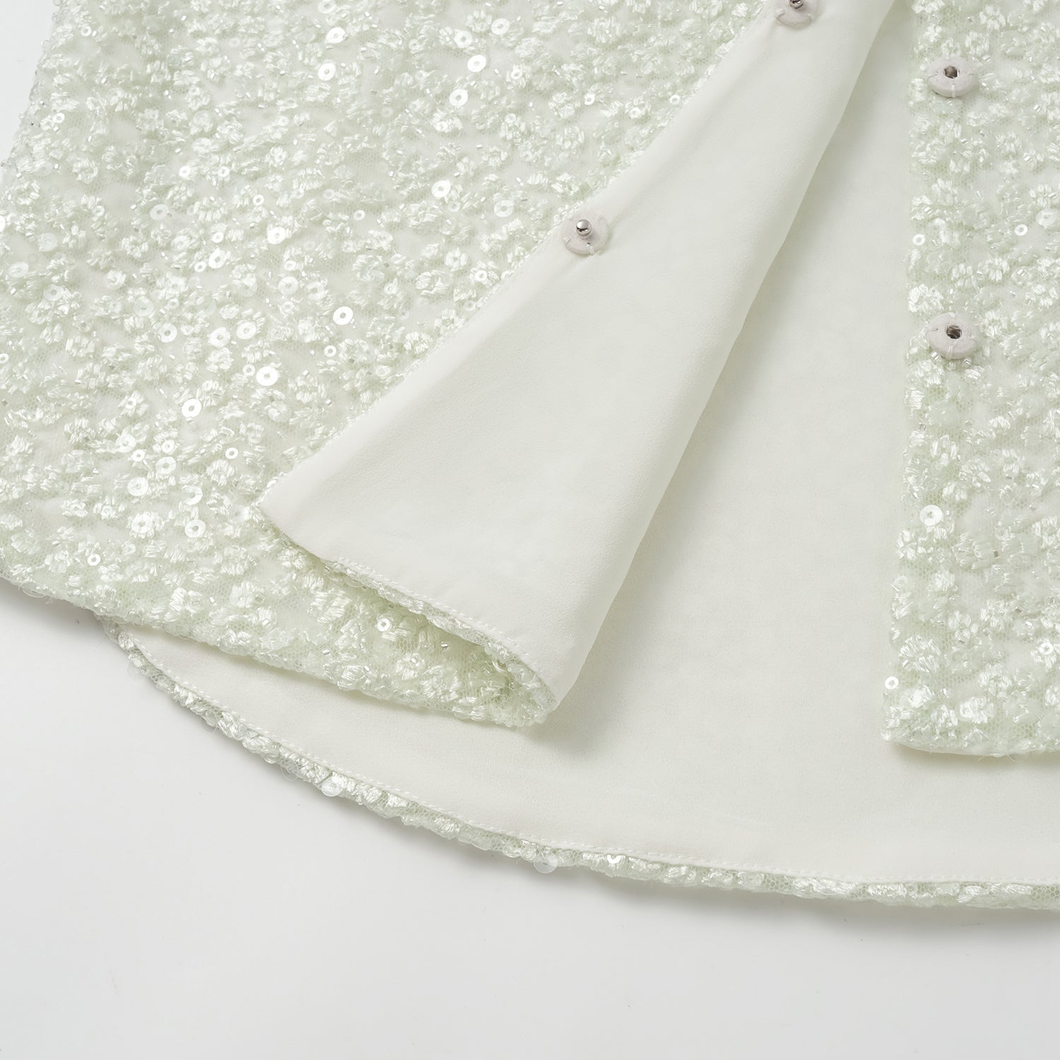 “春意” 立體珠繡輕國風襯衫