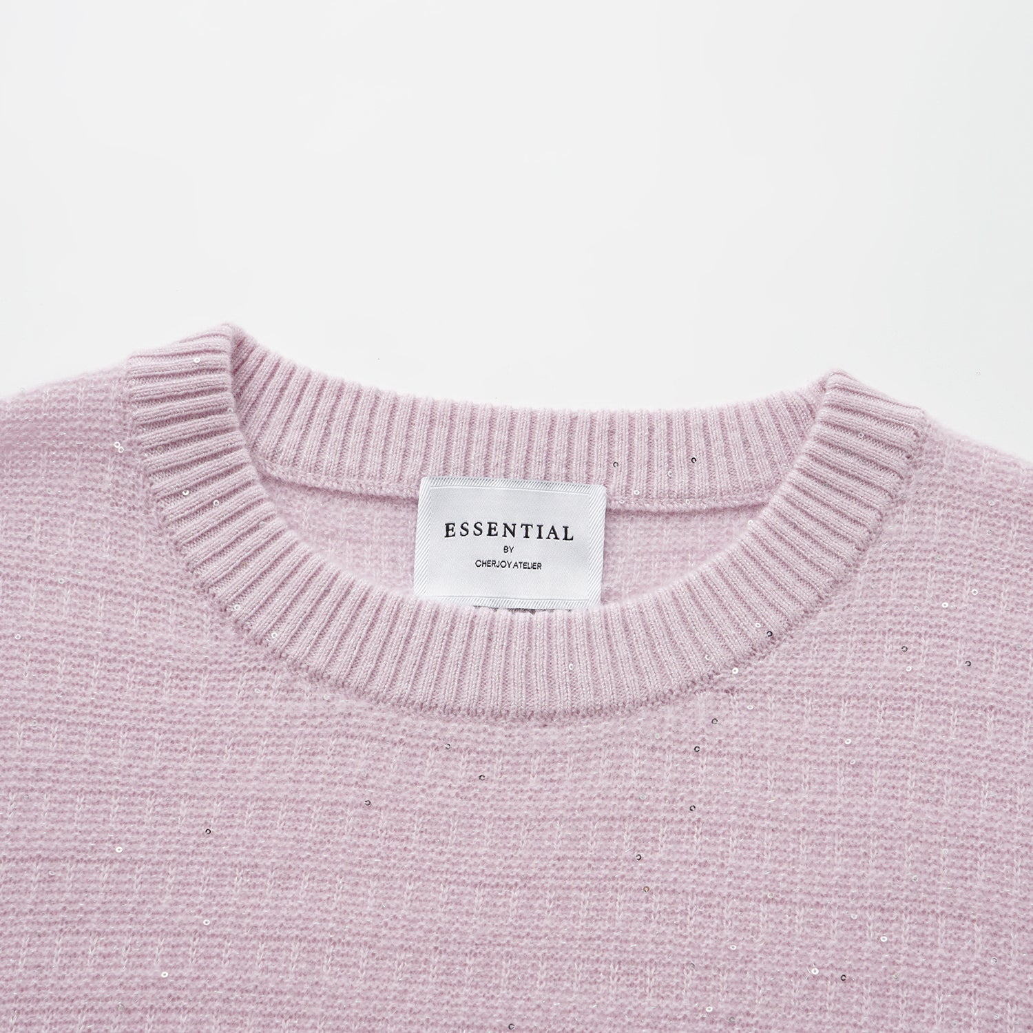 “Autumn Diary” 100% Cashmere極細絨柔星點針織上衣—Lilac Dawn紫丁曙夢