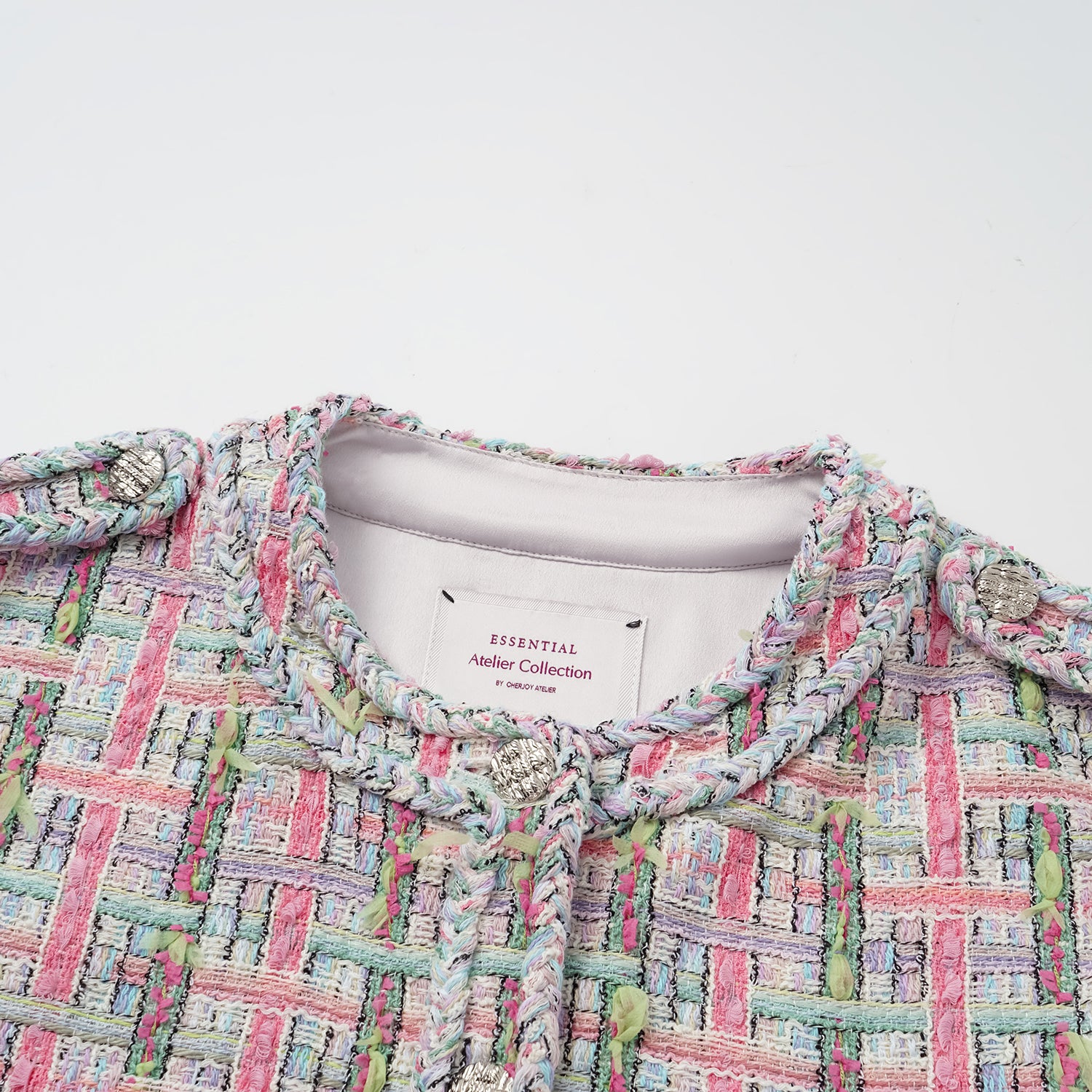 "Arcade of CherJoy Atelier."法國夏日輕薄花呢馬甲背心—Parfum de Sucre