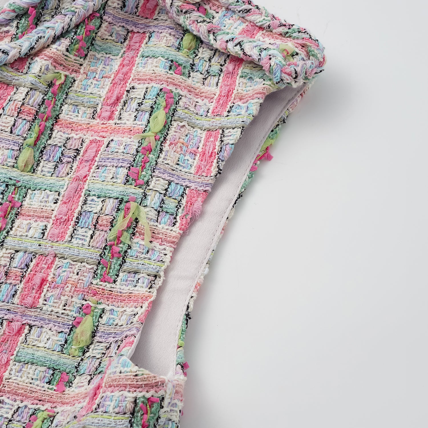 "Arcade of CherJoy Atelier."法國夏日輕薄花呢馬甲背心—Parfum de Sucre