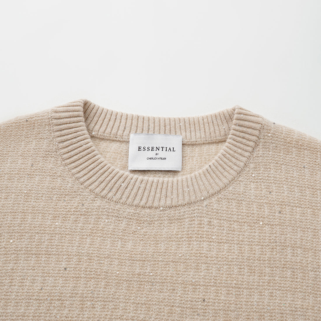 “Autumn Diary” 100% Cashmere極細絨柔星點針織上衣—Dream of Wheatfield麥田之夢