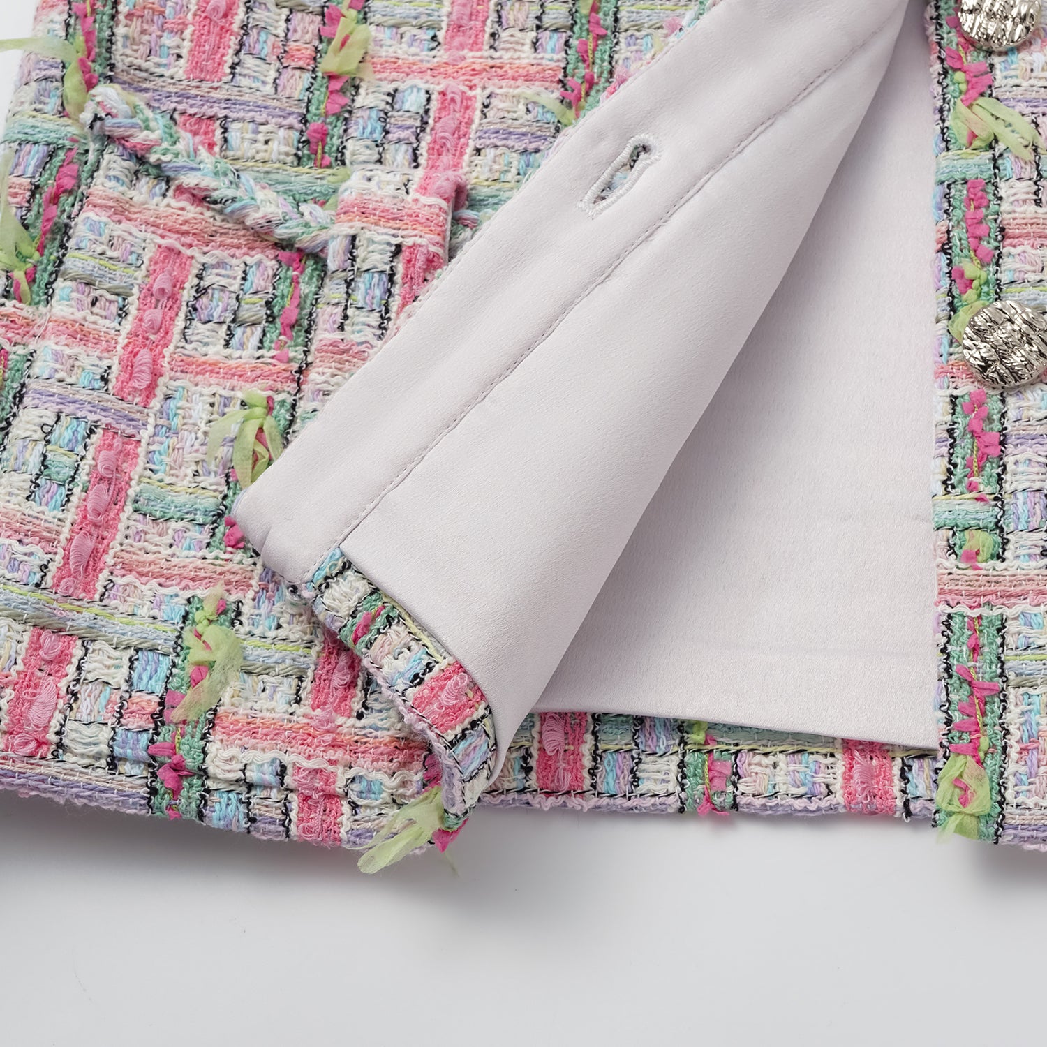 "Arcade of CherJoy Atelier."法國夏日輕薄花呢馬甲背心—Parfum de Sucre