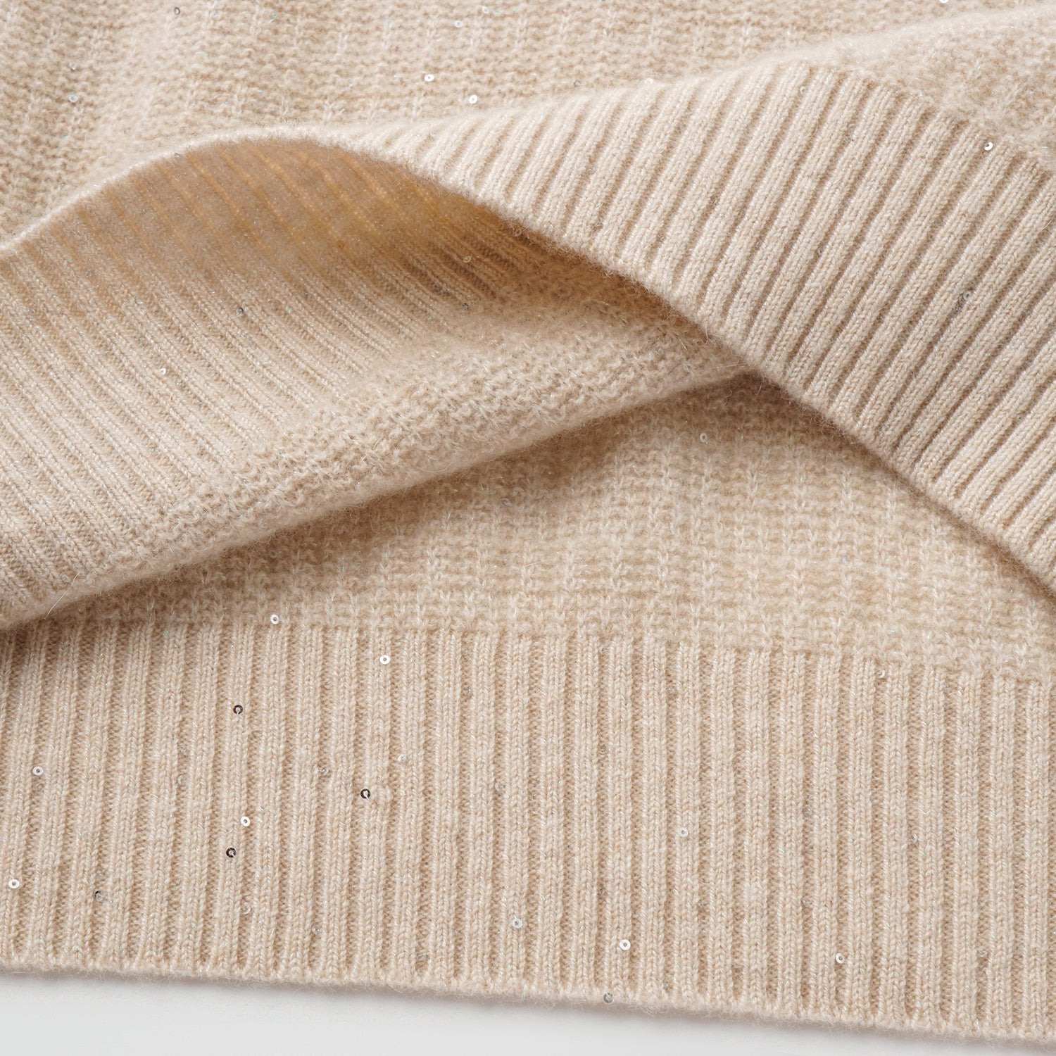 “Autumn Diary” 100% Cashmere極細絨柔星點針織上衣—Dream of Wheatfield麥田之夢