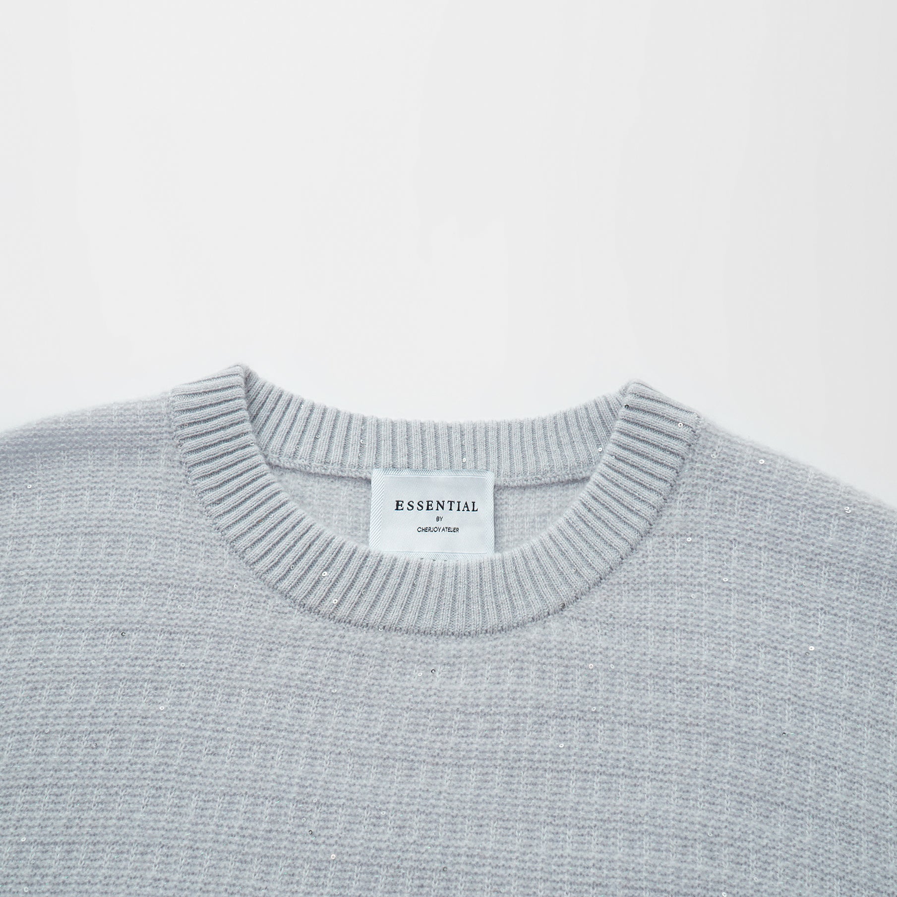 “Autumn Diary” 100% Cashmere極細絨柔星點針織上衣—Nebula Veil霧影星河