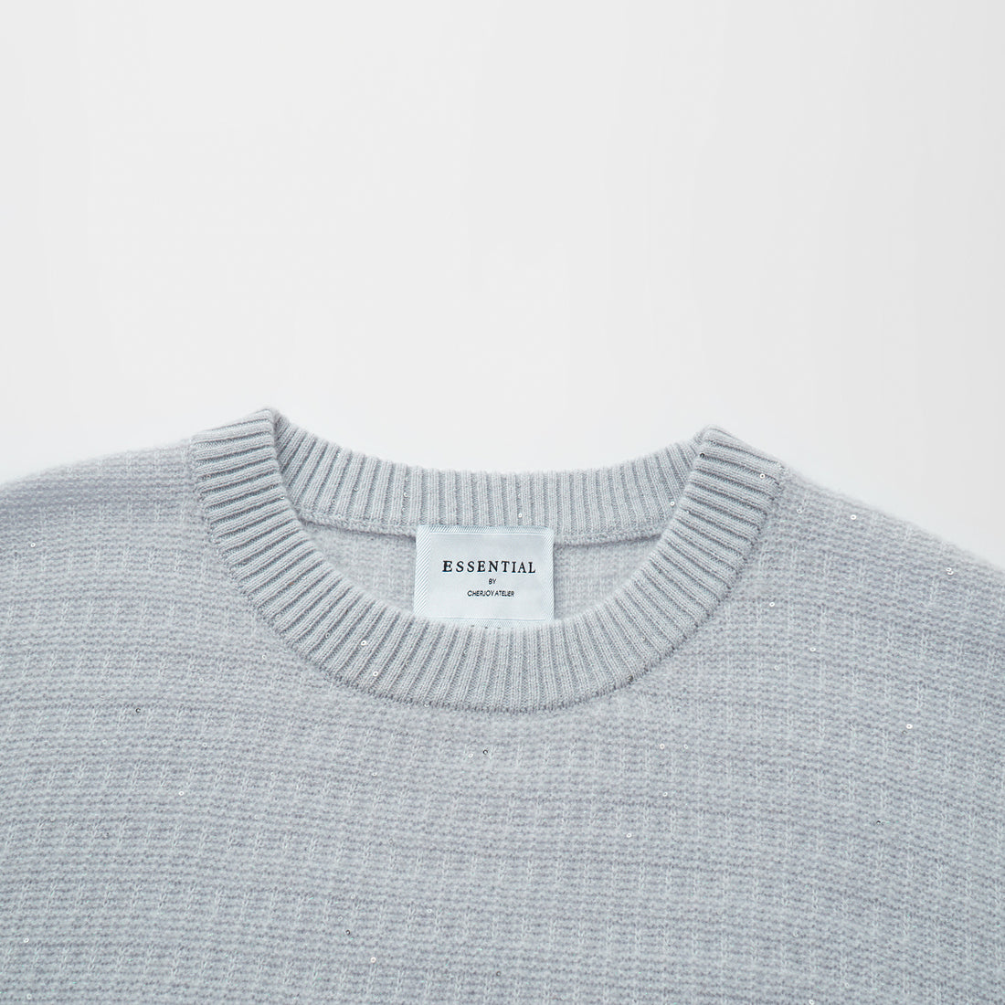 “Autumn Diary” 100% Cashmere極細絨柔星點針織上衣—Nebula Veil霧影星河