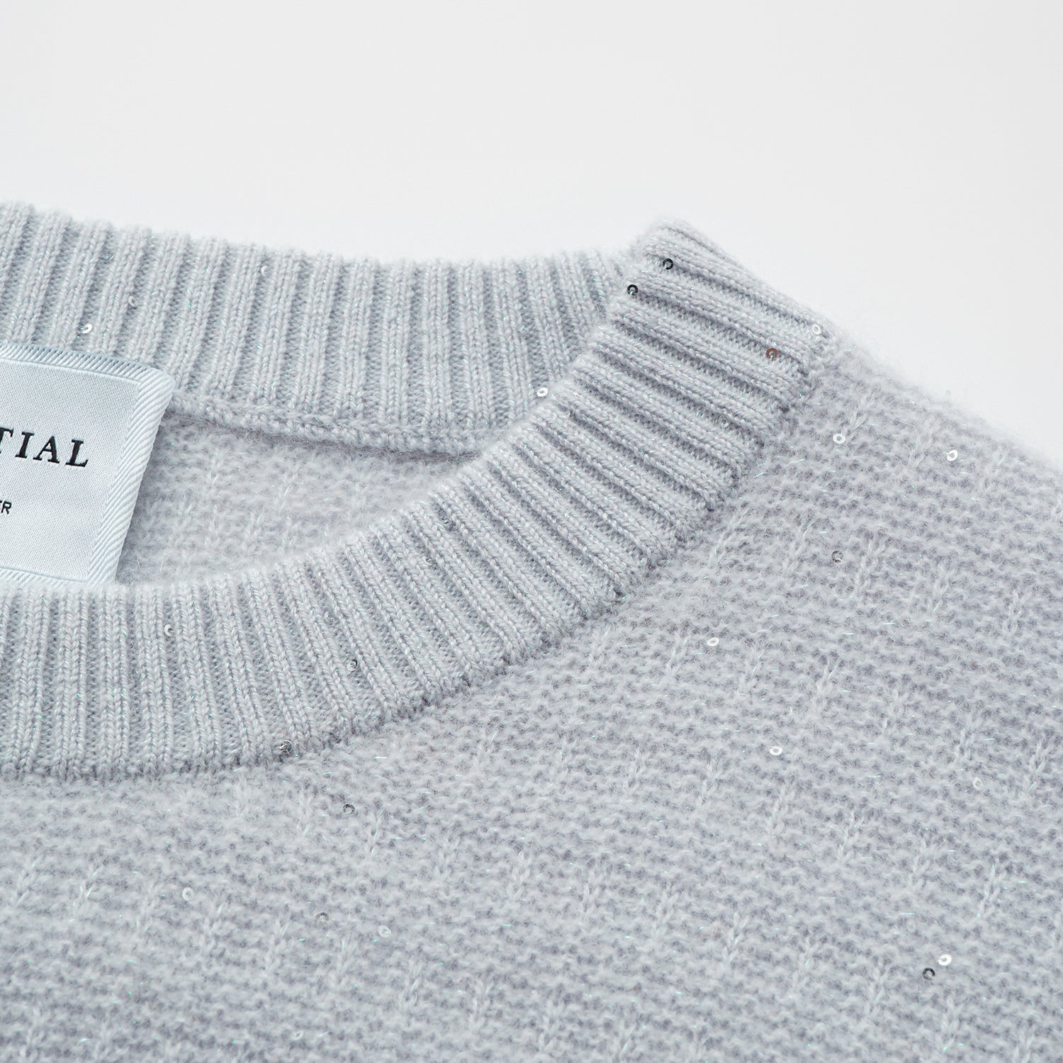 “Autumn Diary” 100% Cashmere極細絨柔星點針織上衣—Nebula Veil霧影星河