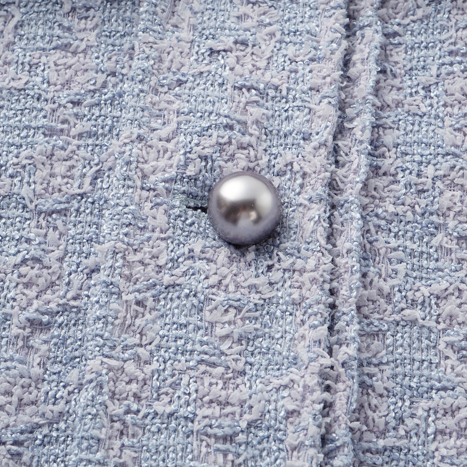 “Tokyo’Hours” 西班牙千鳥紋簇絨工藝Oversized花呢外套—Violet Hour紫韻漫境