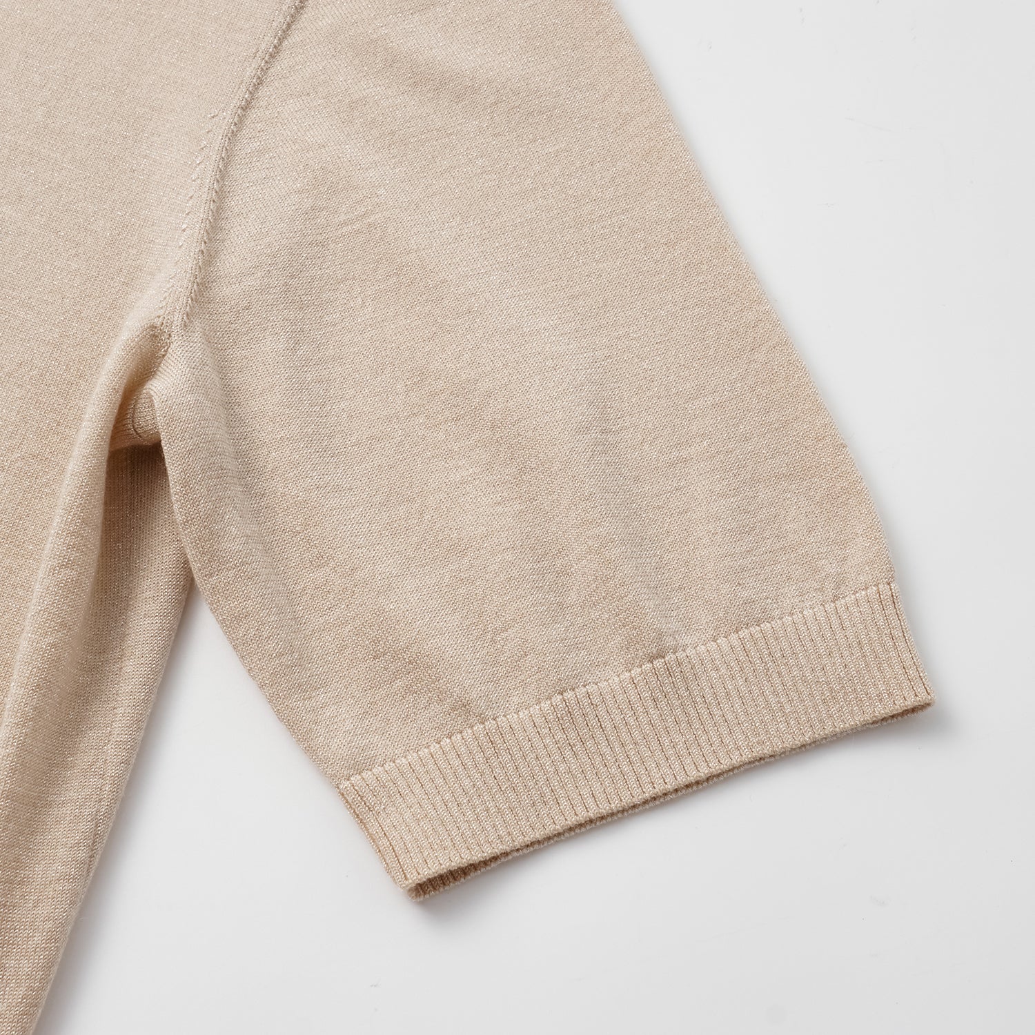 "Summer Diary" 涼感三醋酸喀什米爾針織短袖開衫—CALM