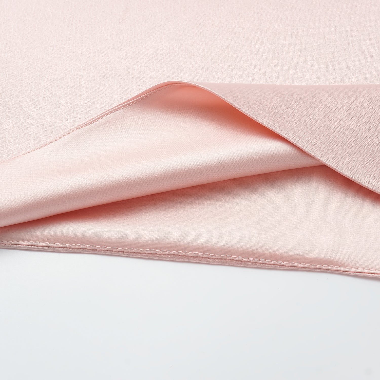 “春意” 晶鱗肌理醋酸輕中式襯衫—櫻花粉