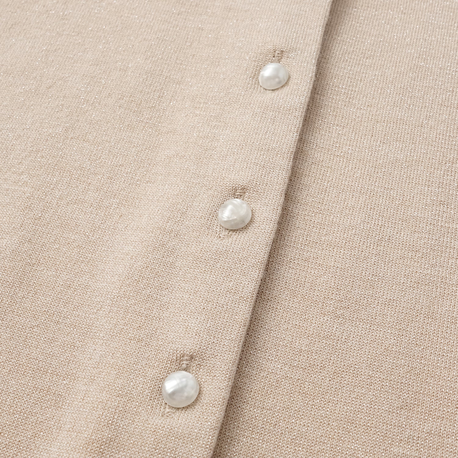 "Summer Diary" 涼感三醋酸喀什米爾針織短袖開衫—CALM