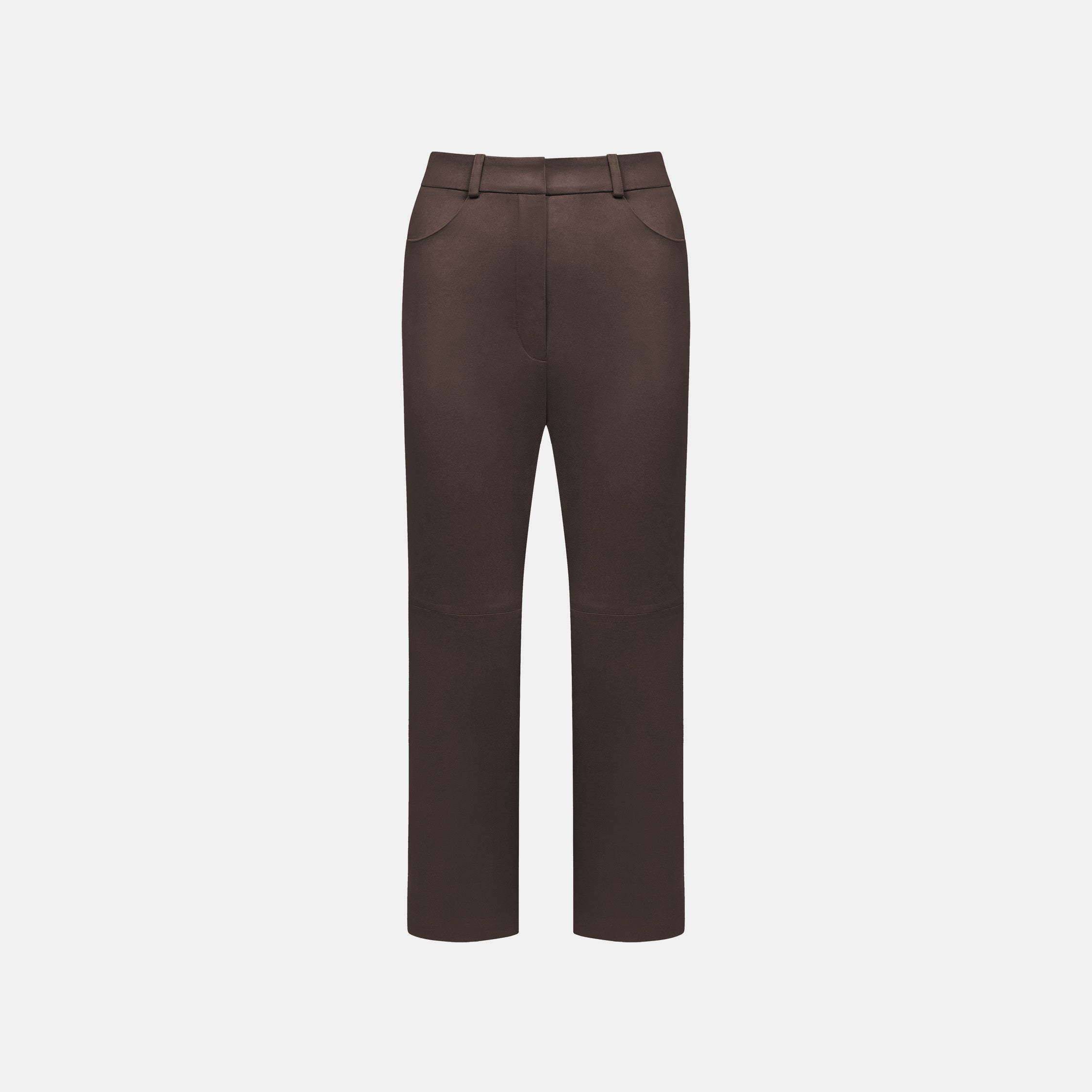 “Chelsea Citywalk”日本環保科技麂皮九分褲——Chestnut Glow 胡桃暖光