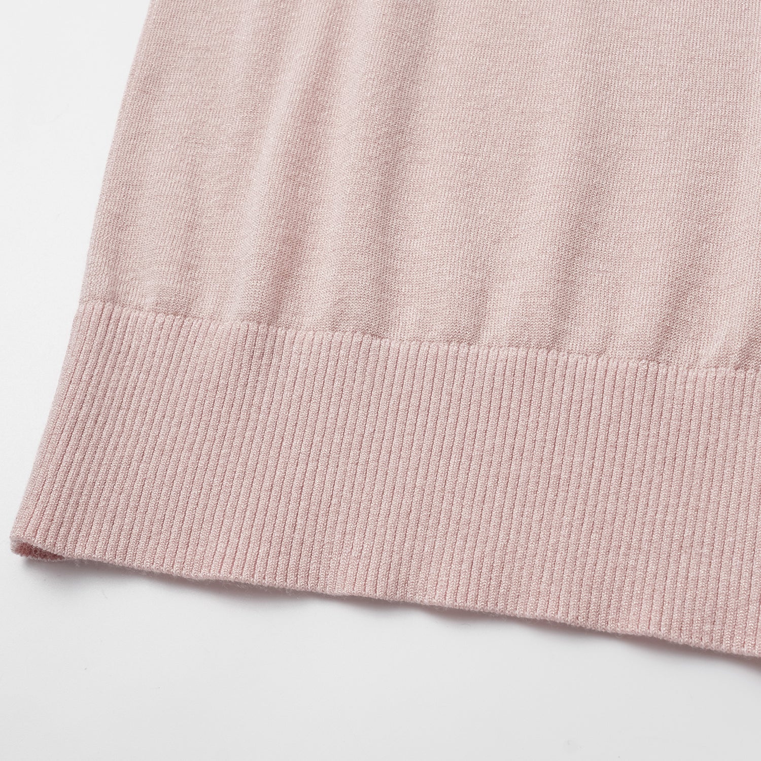 "Summer Diary" 涼感三醋酸喀什米爾針織短袖開衫—LOVE