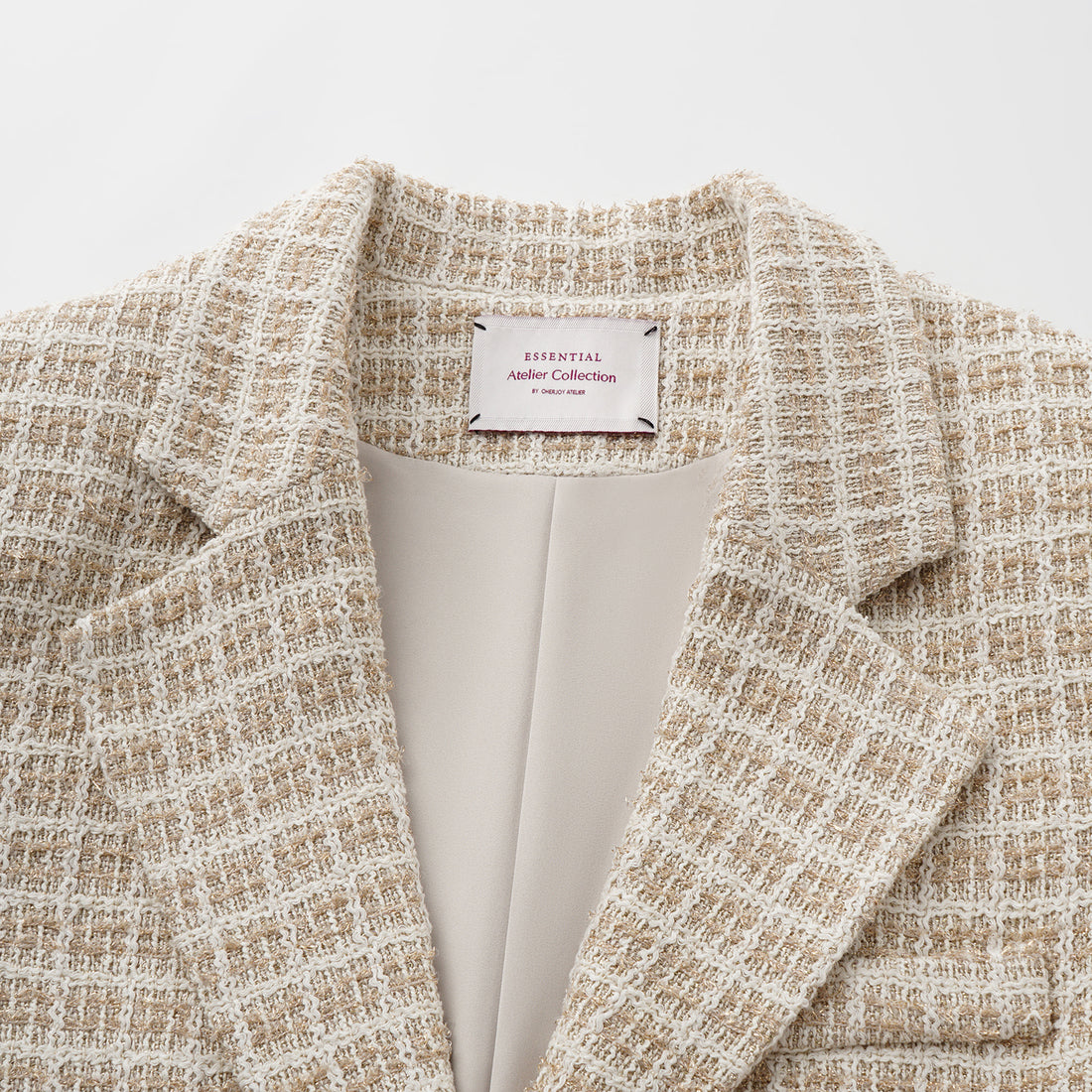 "Westminster Weekdays" 法國縷金工藝花呢Oversized外套—Long Island Reverie長島假期